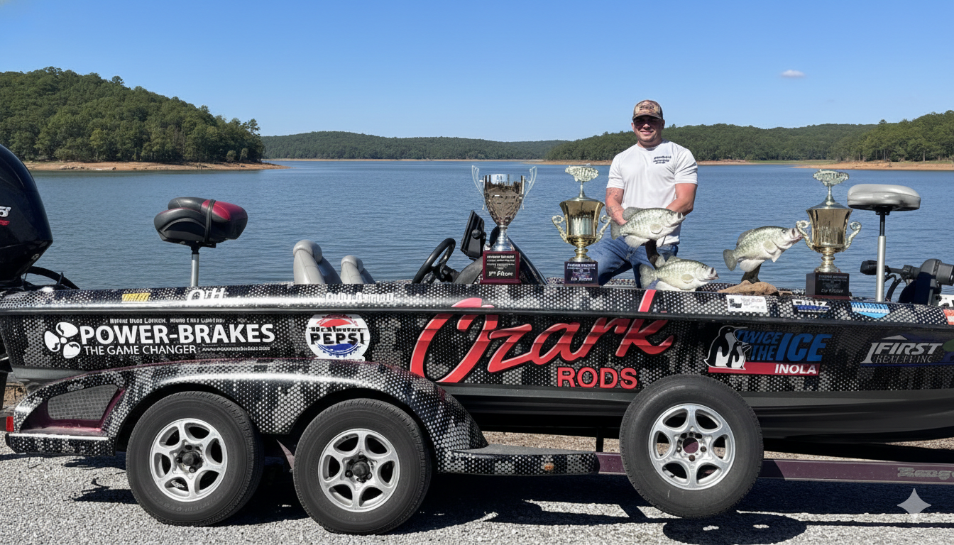 Colby Barnett crappie guide service, lake eufaula oklahoma crappie catch 2026