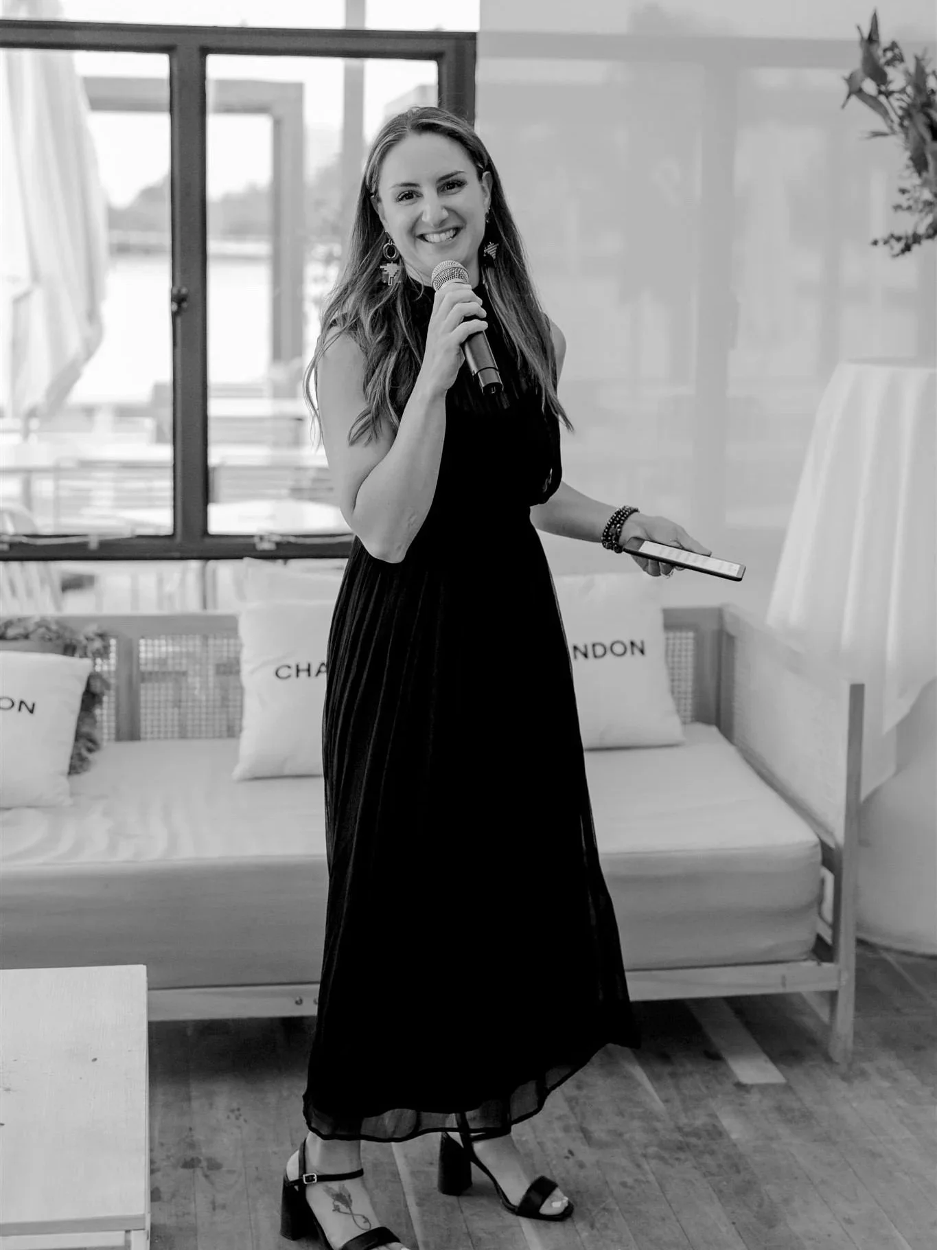 Amanda Saliba MC at wedding