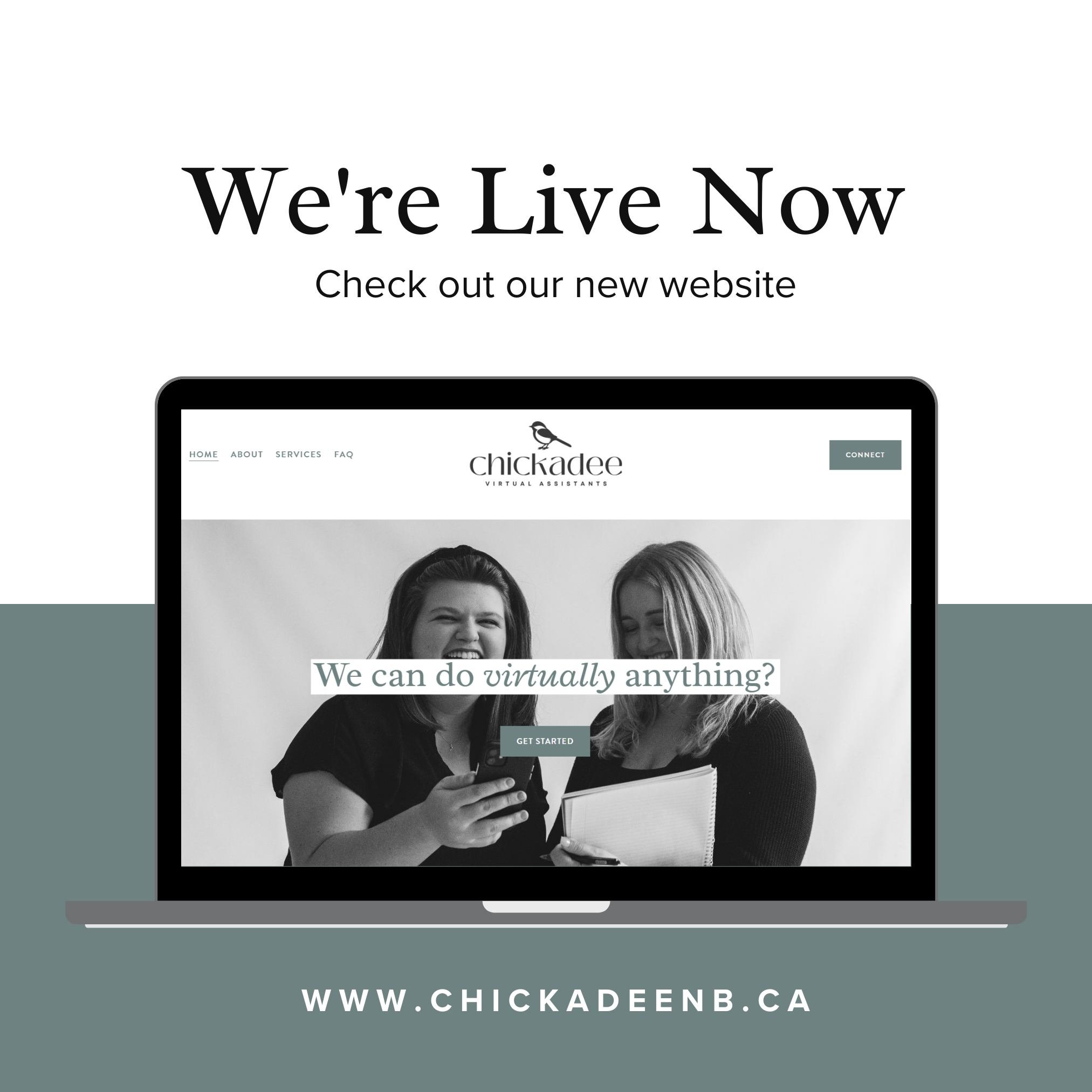 We&rsquo;re Live! 🐦✨

We&rsquo;re thrilled to announce that the Chickadee Virtual Assistants website is officially live! 💻

Explore our range of services, learn more about our team, and discover how we can help your business soar.

#VirtualAssistan