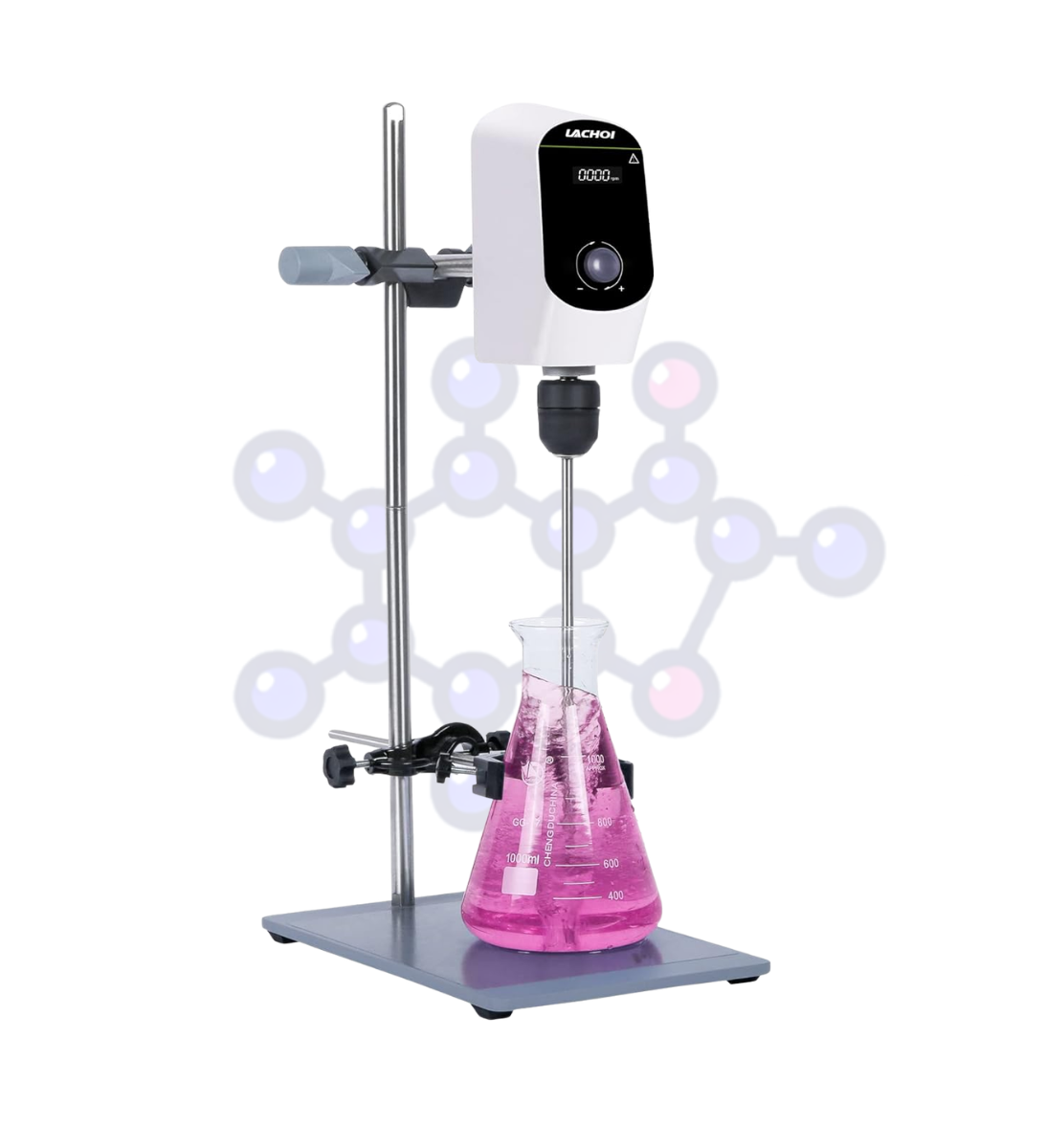 Agitador Digital de Laboratorio 20L, 100-2000rpm, Pantalla LCD, Motor DC Silencioso