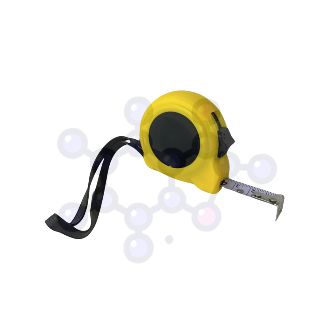 Imagen del flexómetro de 3 metros ideal para medición en laboratorio, actividades escolares o tareas técnicas. Alta durabilidad y lectura precisa.