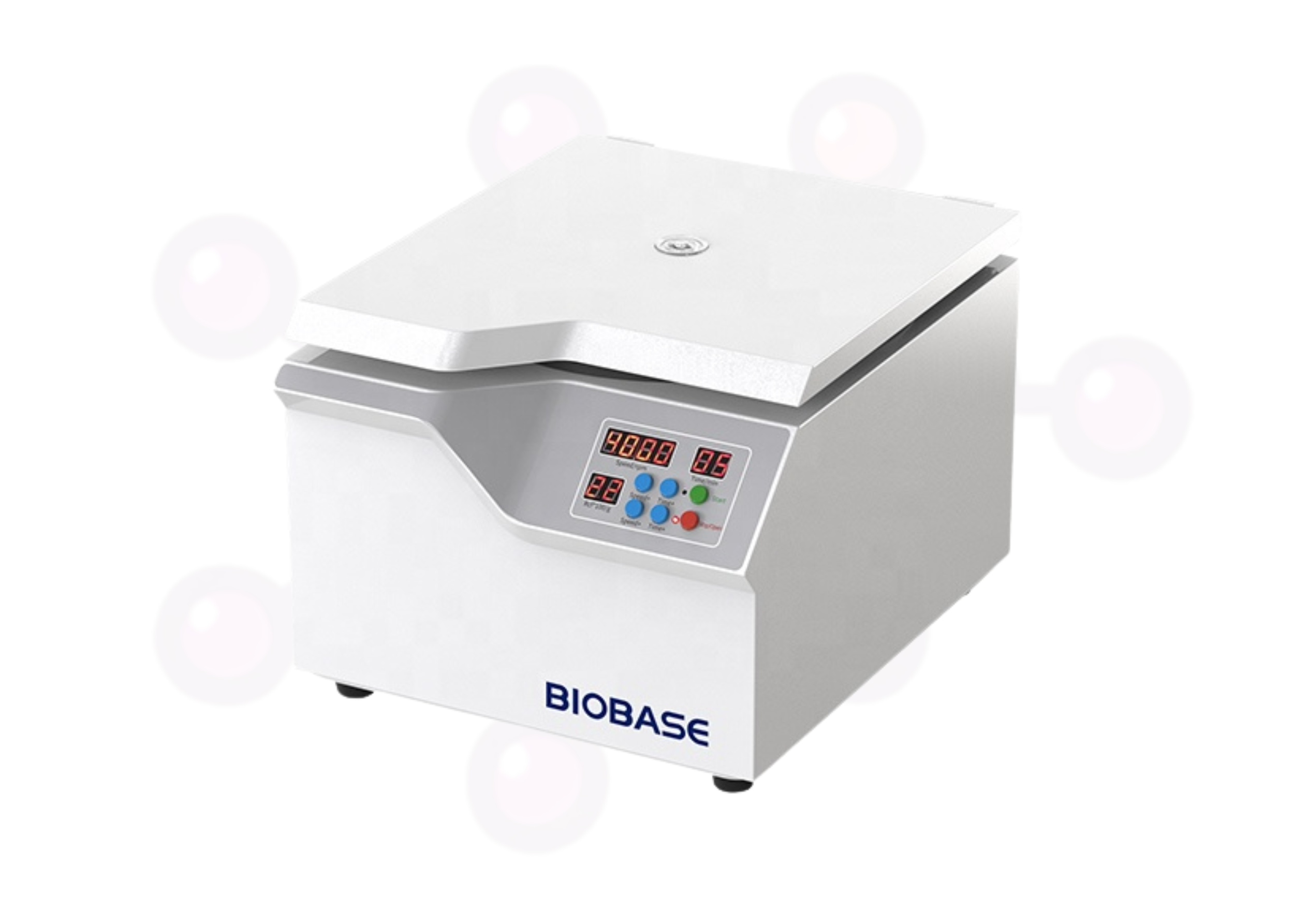 Centrífuga clínica digital BKC-TL4B OS Labs, 4000 rpm, motor sin escobillas y múltiples rotores para diferentes volúmenes.