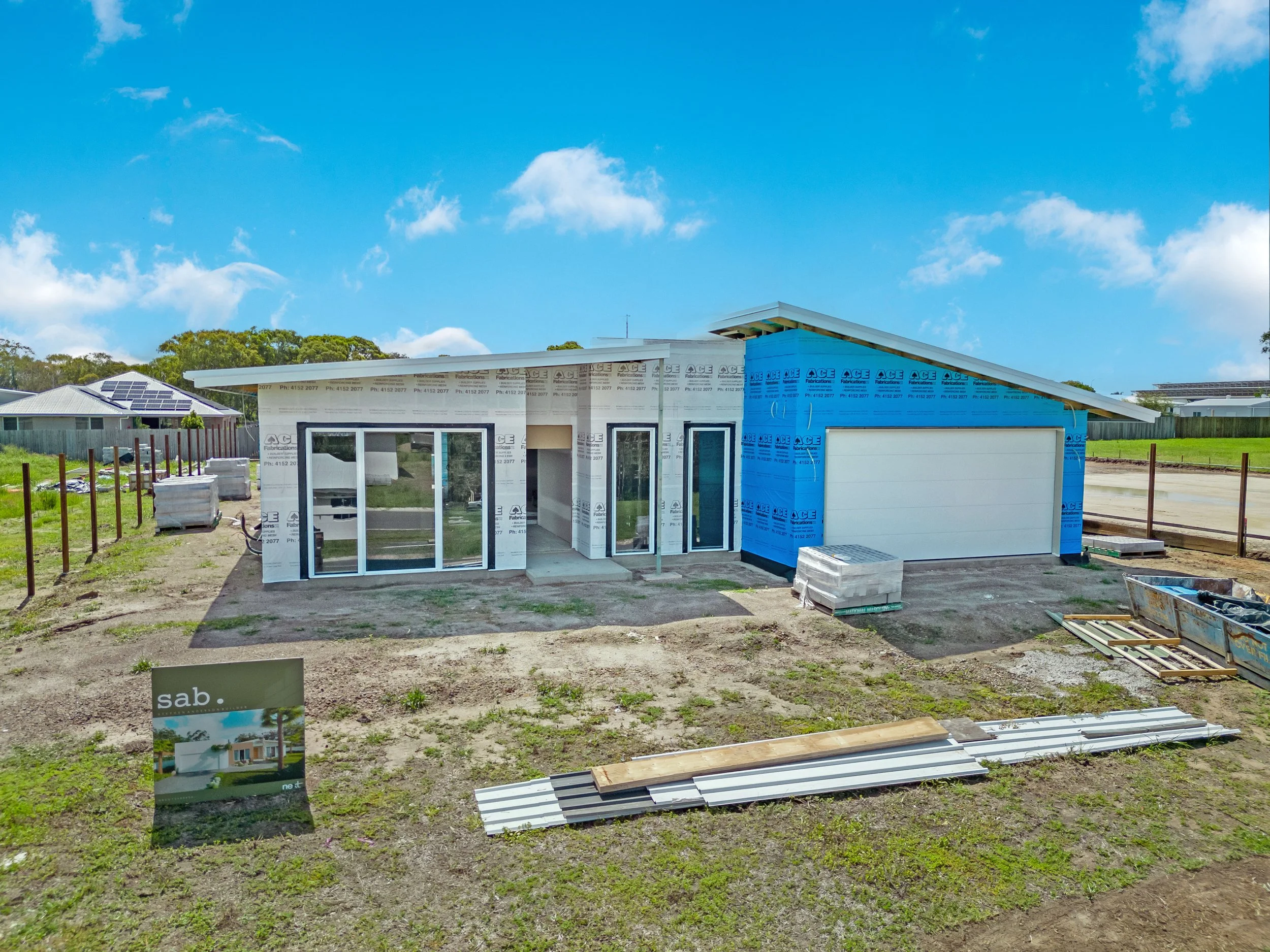 new build aerial photography bundaberg