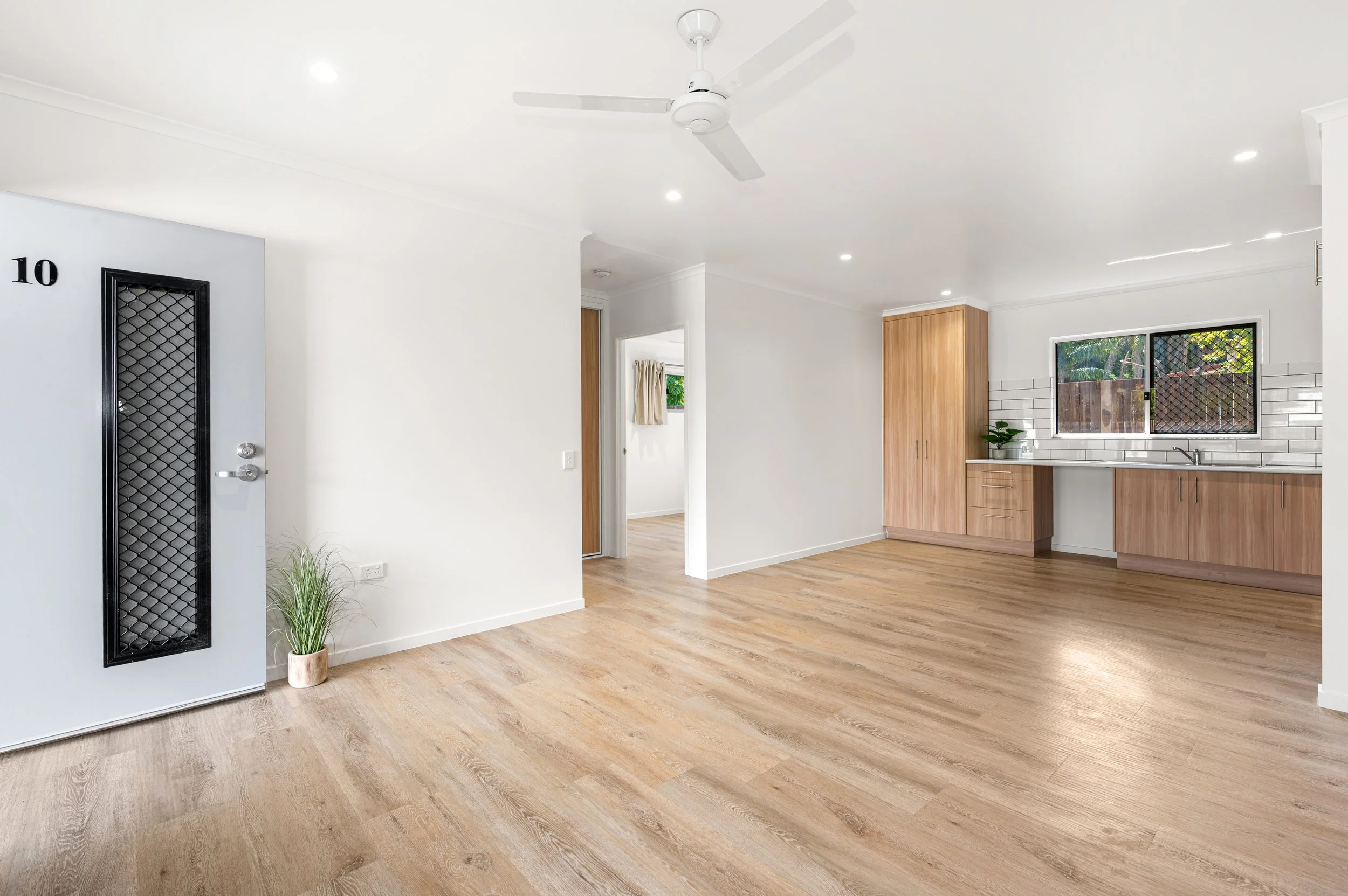Bundaberg real estate image showcasing a well-presented bathroom with modern fixtures, clean styling and practical design.
