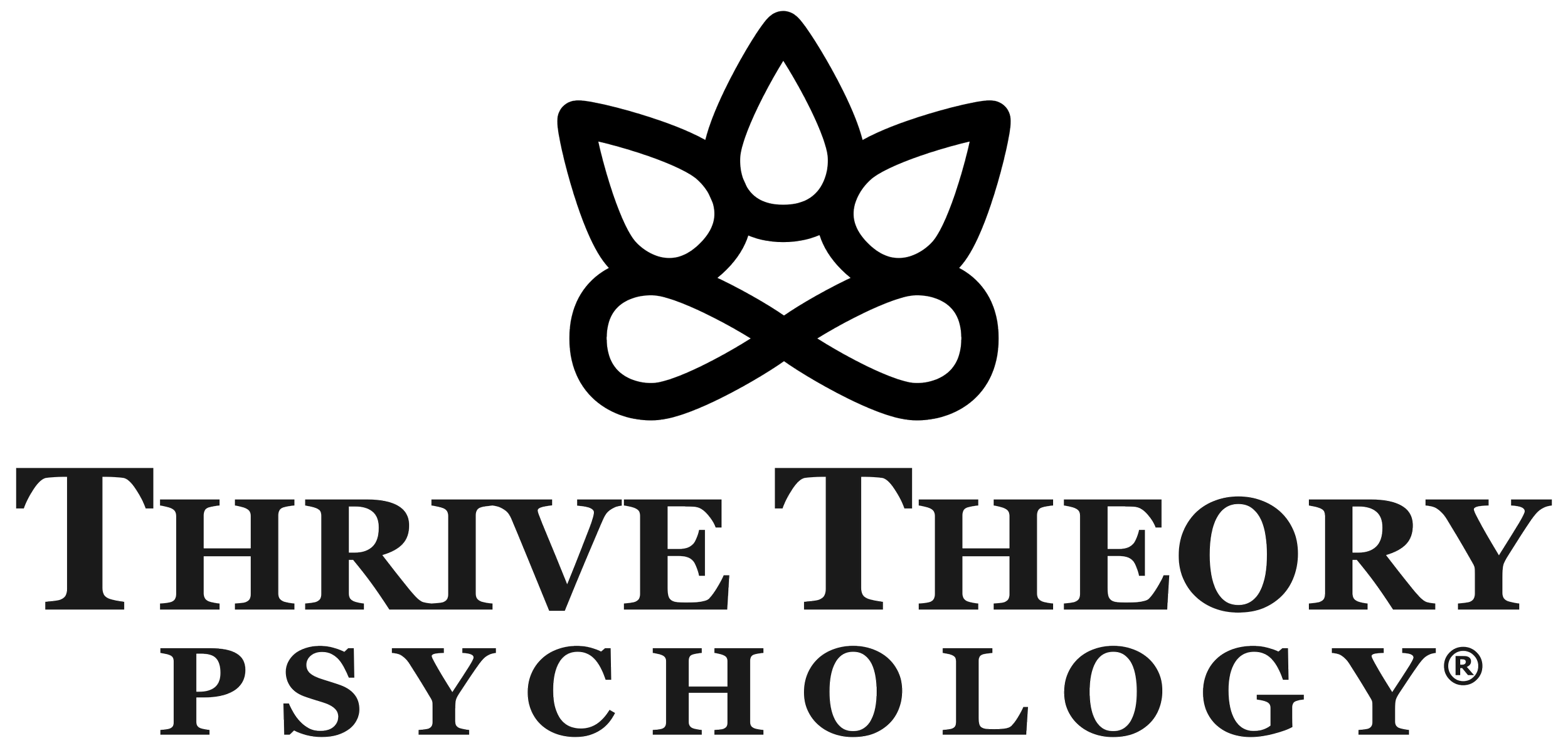 Thrive Theory Psychology logo.