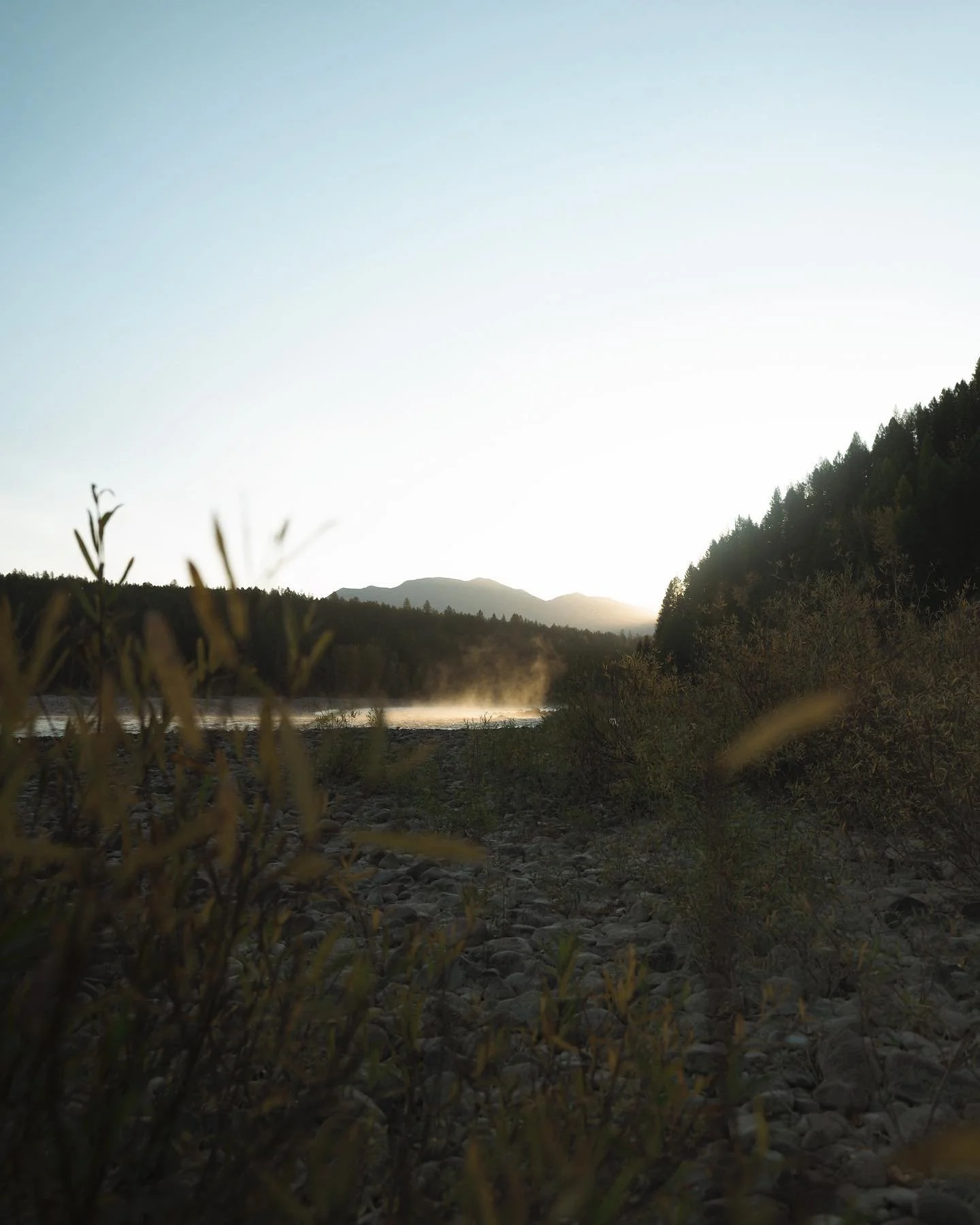 Rivers and cold fall Montana mornings.