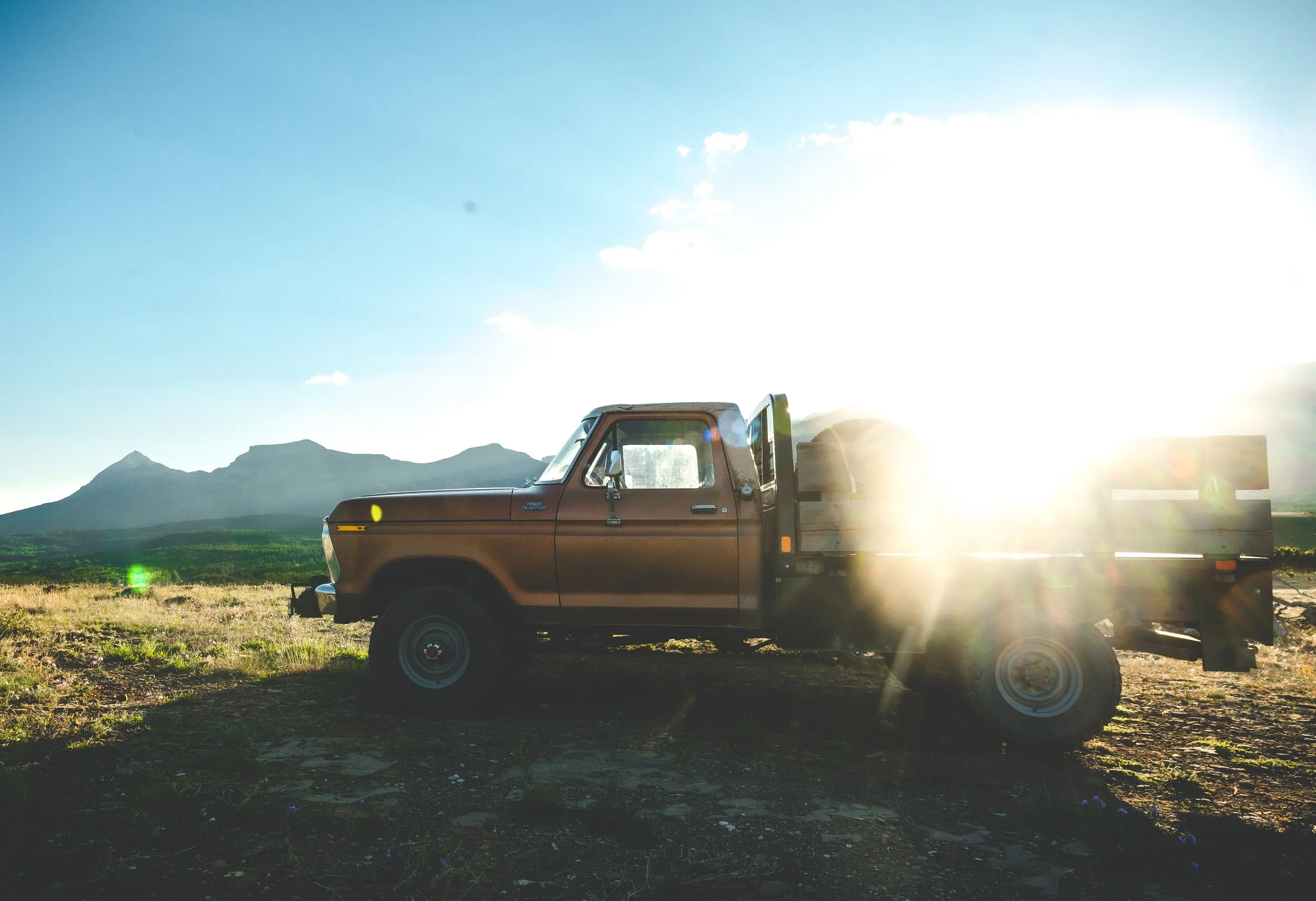 East Glacier in Gold