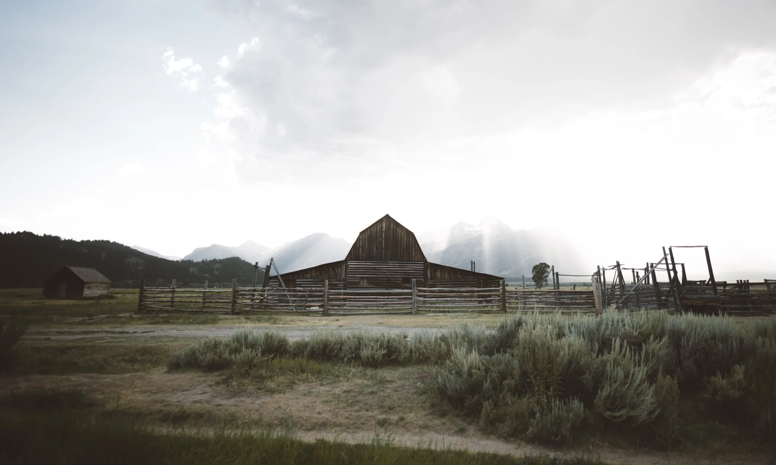 Smokey Light in The Tetons