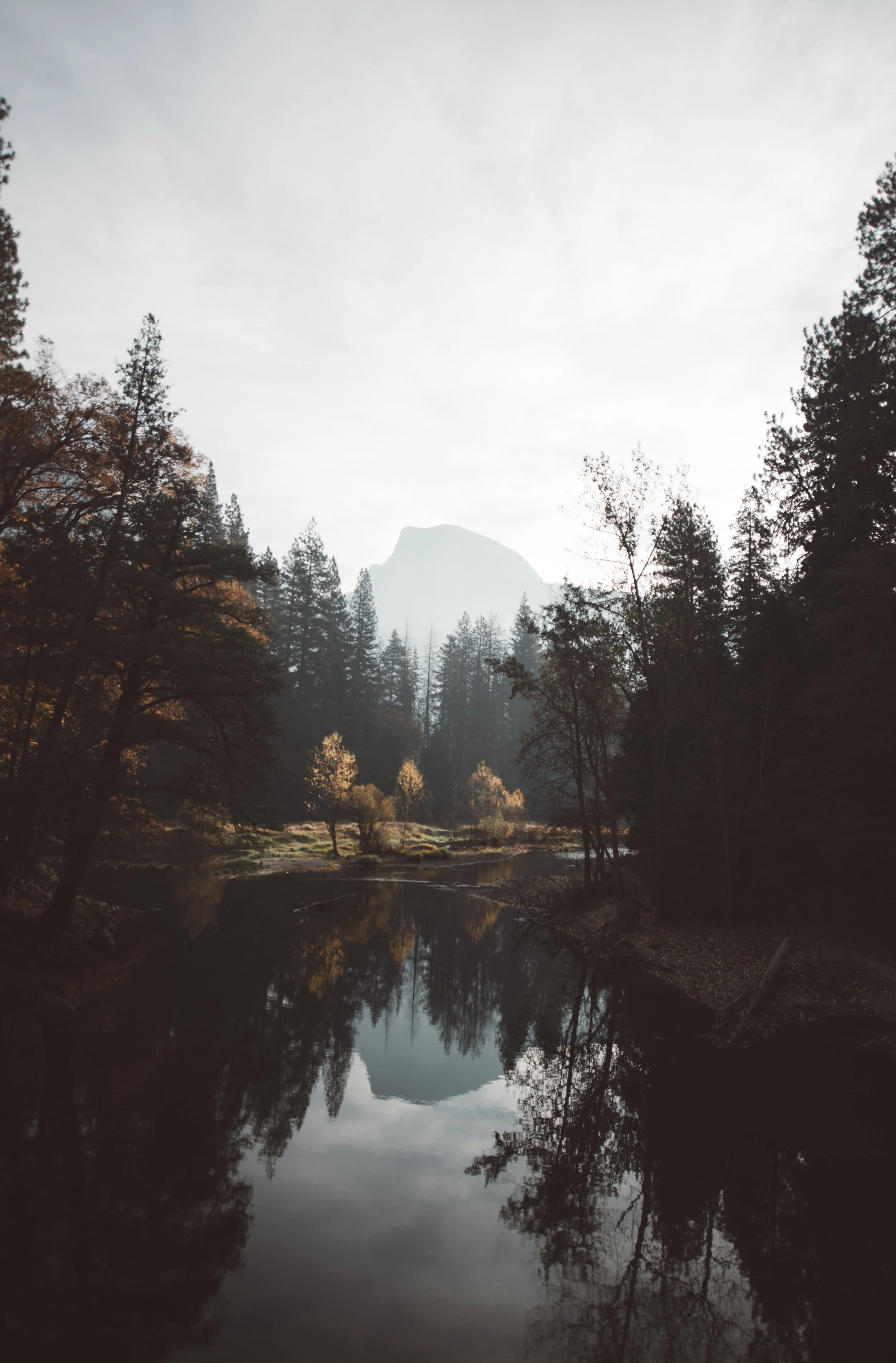 Half Dome in Fall