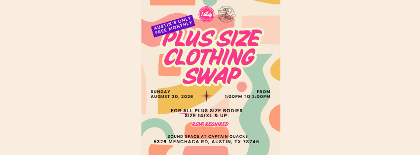 July Free &amp; Monthly Plus Size Clothing Swap