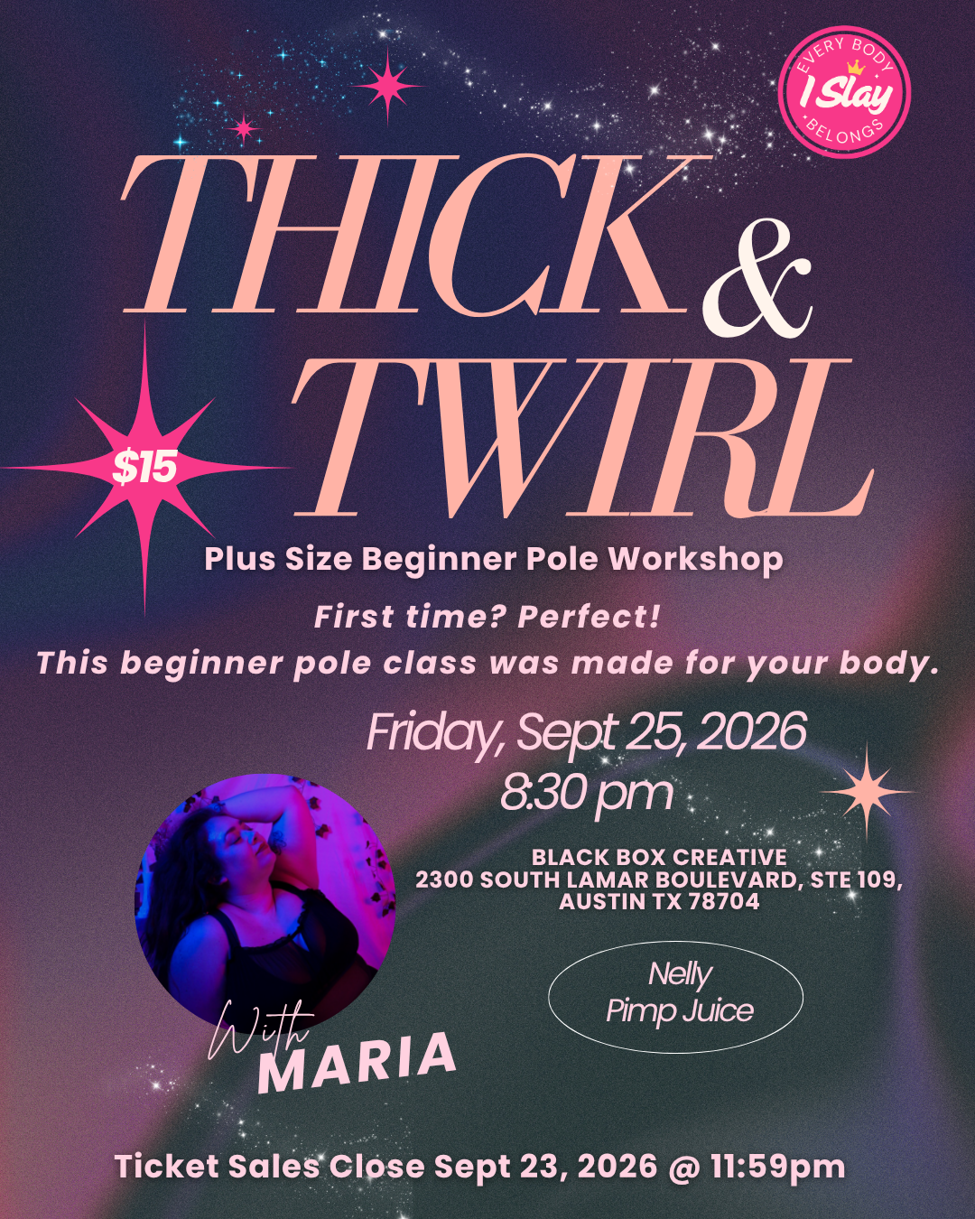Thick &amp; Twirl - Beginner Pole Dance