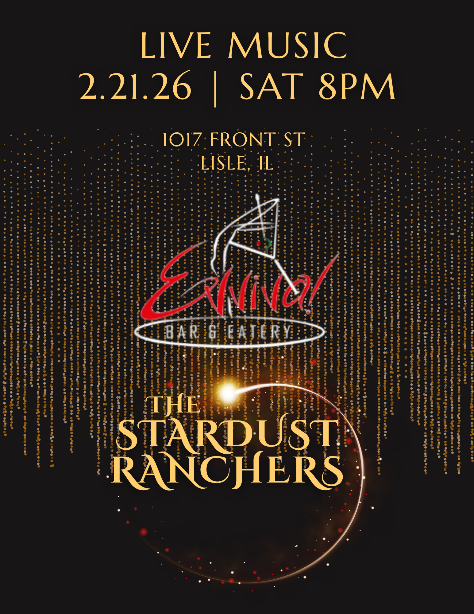 The Stardust Ranchers LIVE @ Evviva Bar &amp; Eatery!