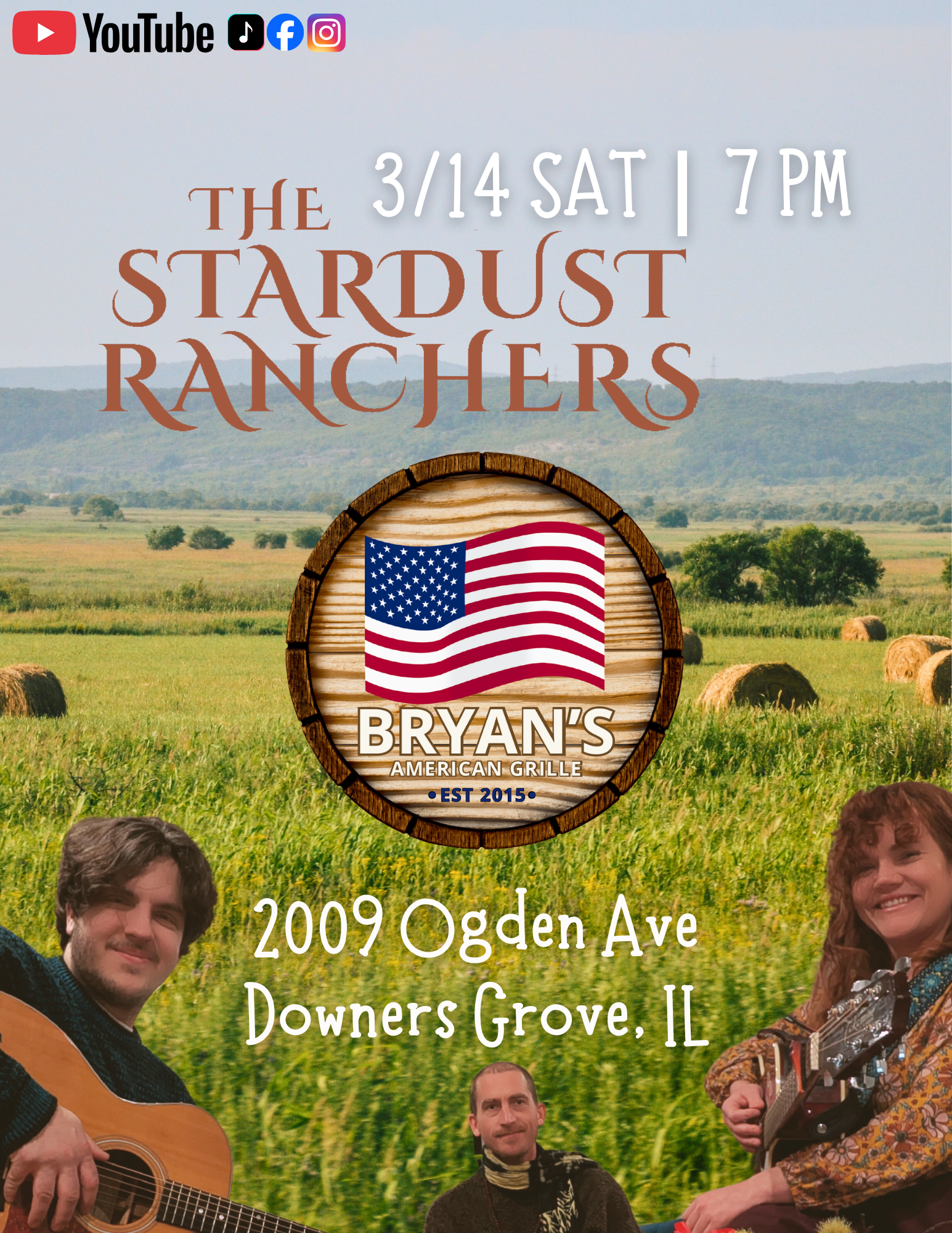The Stardust Ranchers LIVE @ Bryan's American Grille 