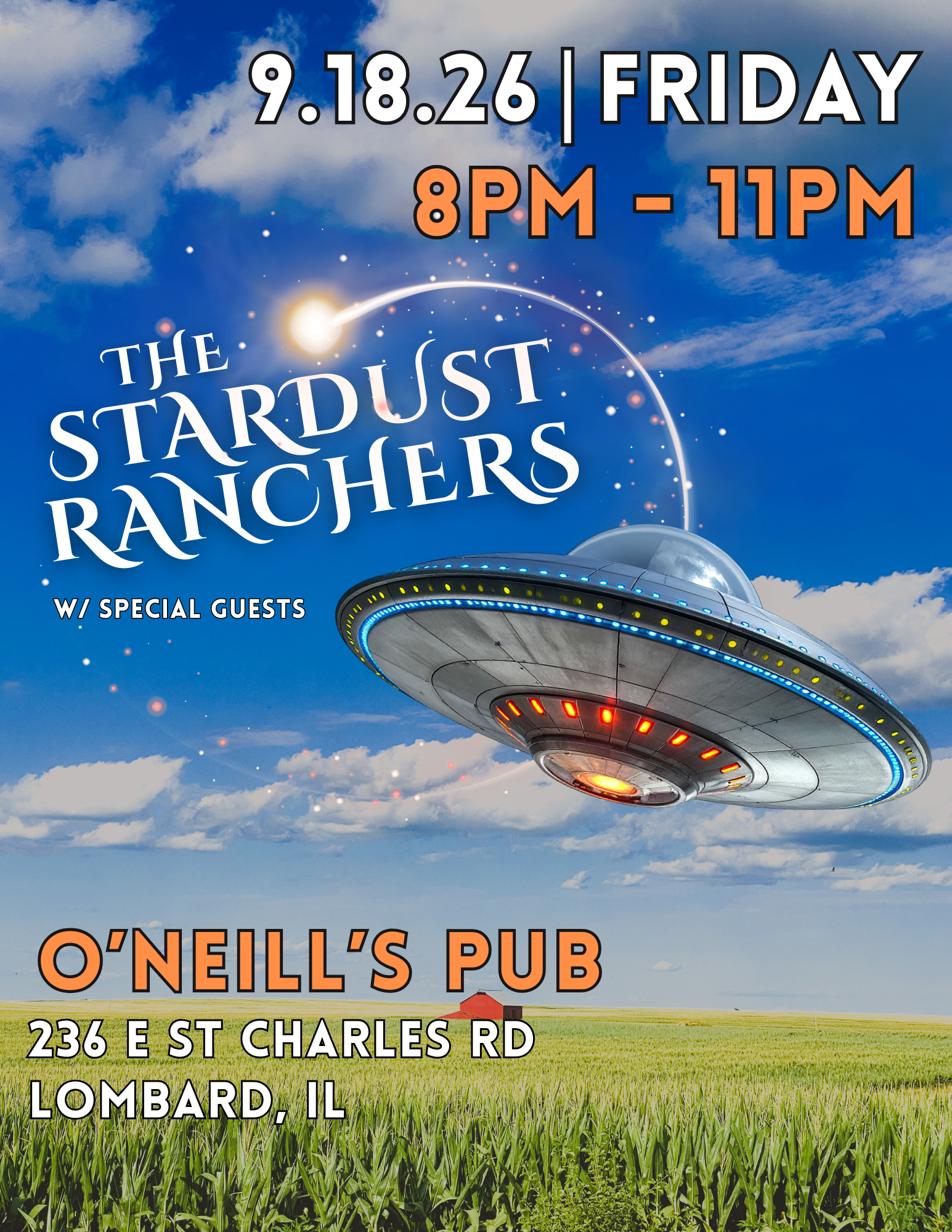 The Stardust Ranchers w/ Special Guests LIVE @ O'Neill's Pub