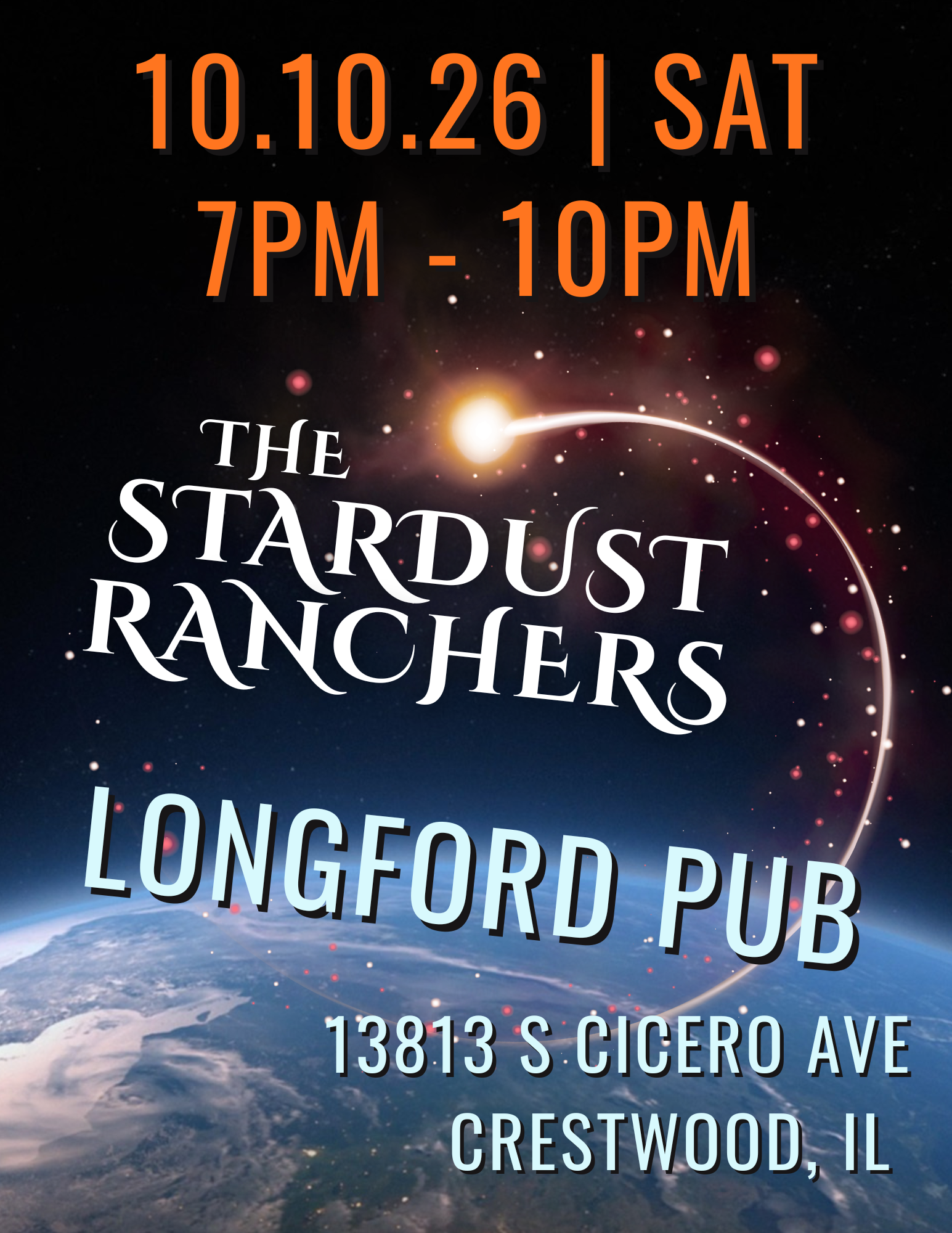 The Stardust Ranchers LIVE in Crestwood, IL @ Longford Pub