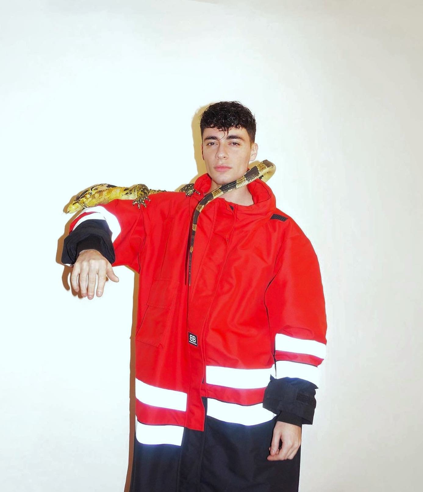 Sunday Scaries with @littleyellowdragon. Photo: @brooketaffet. Jacket: @balenciaga.