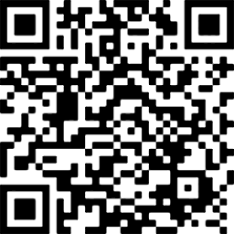 Black and white QR code