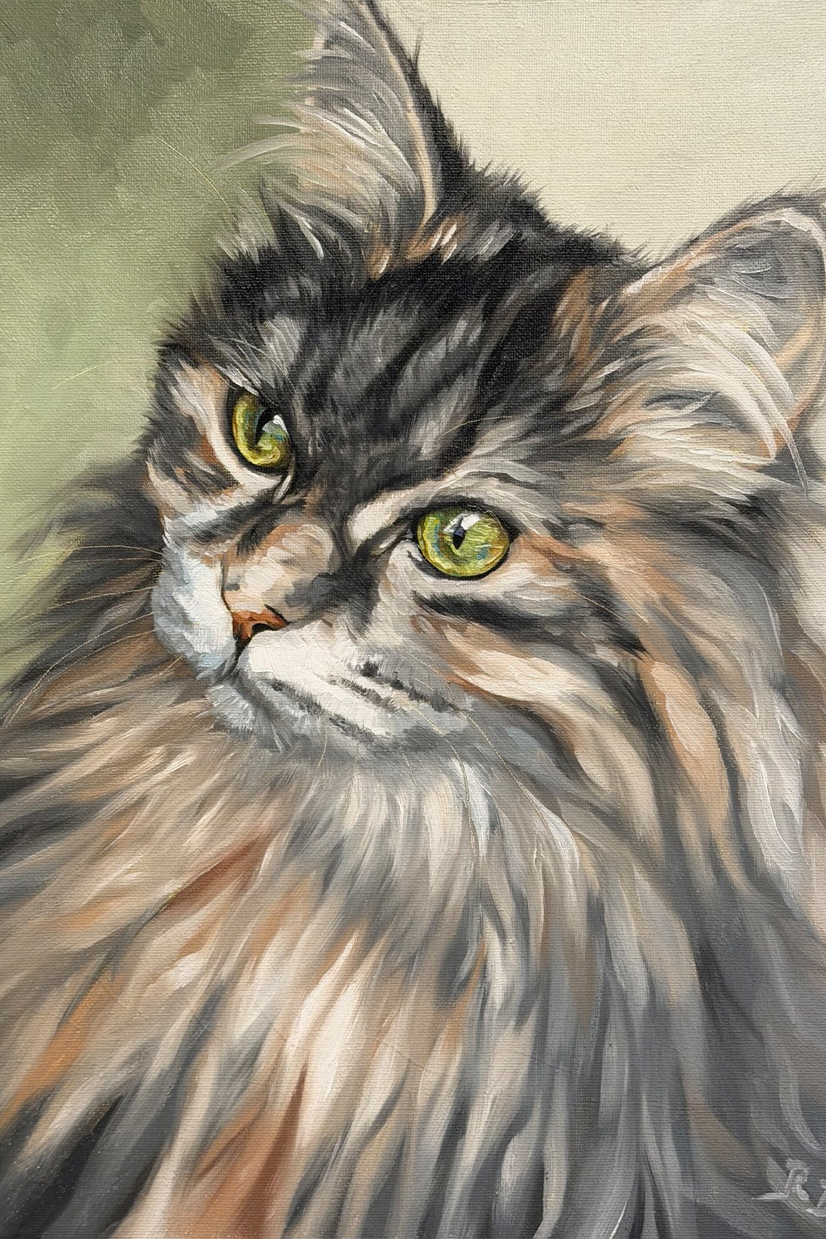 Cat, 12x16 (For Sale)