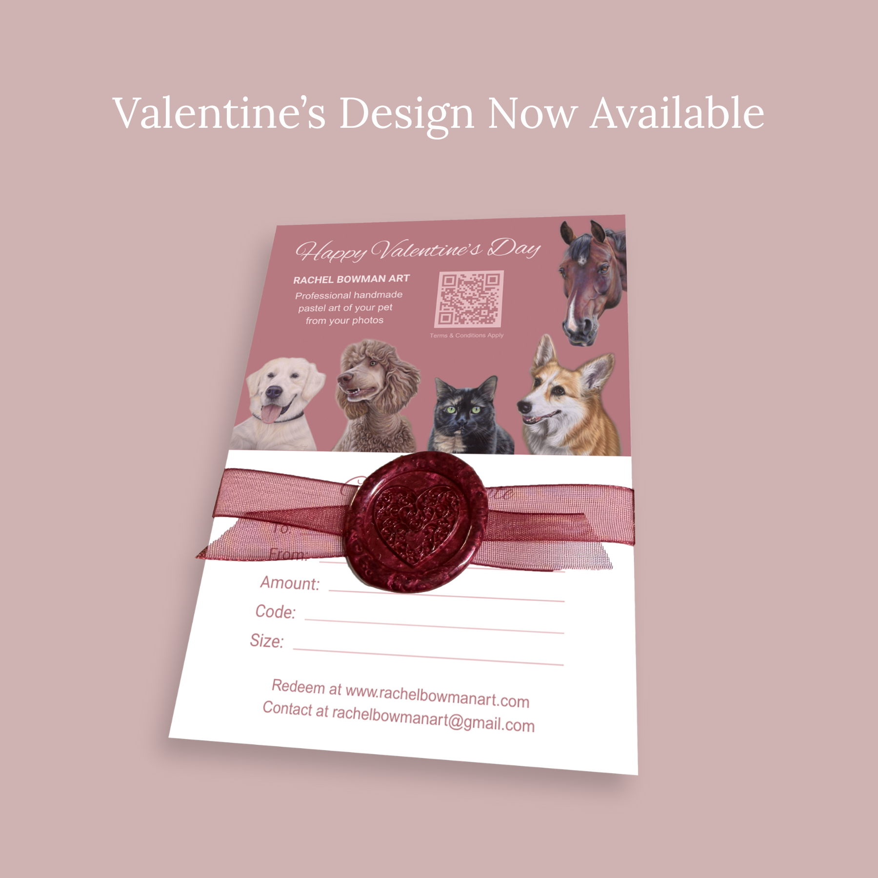 Custom Artwork Gift Card