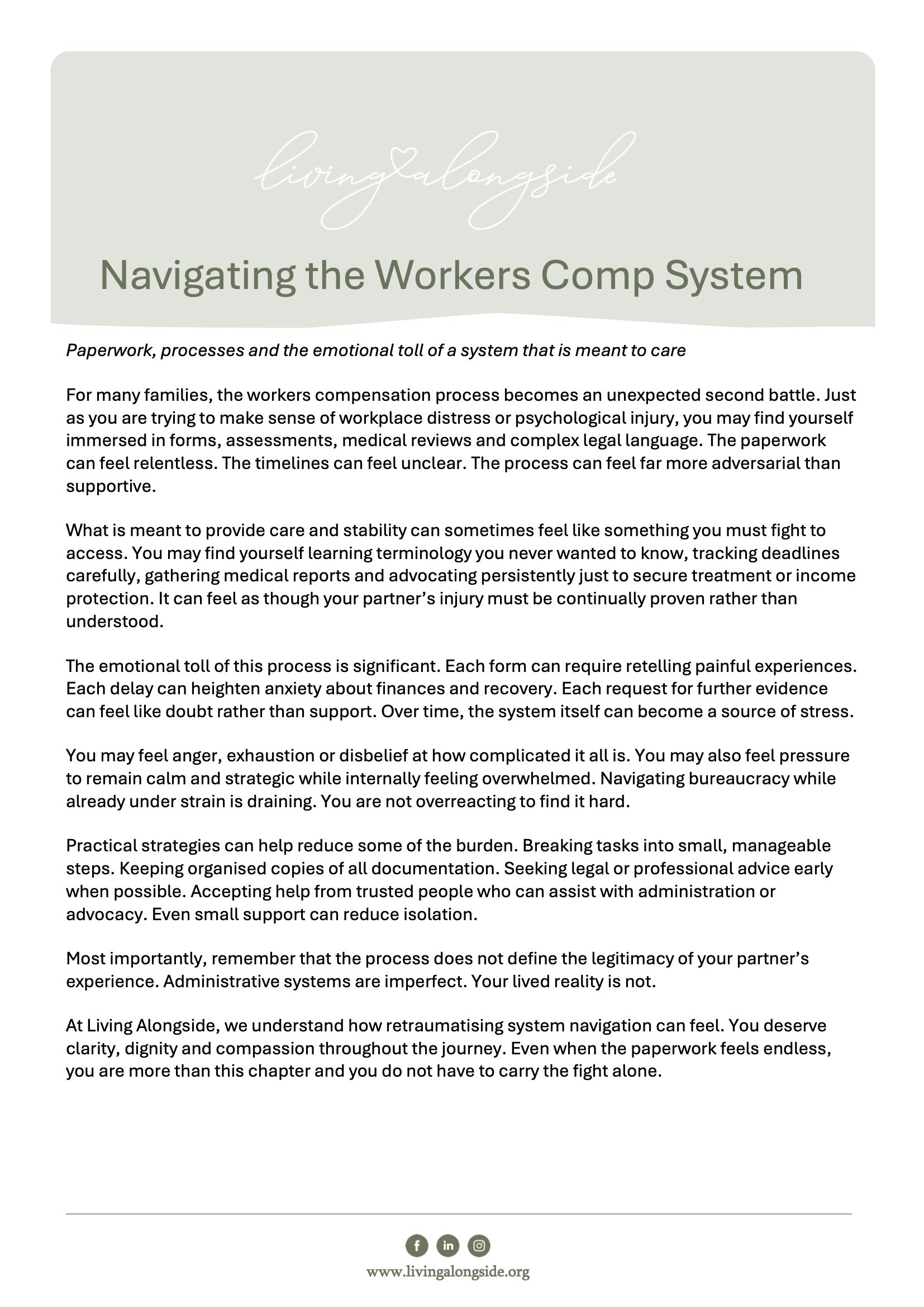 Navigating Workers Comp System