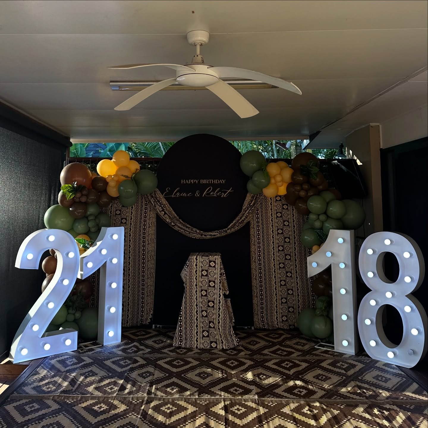 Who doesn’t love a combined birthday set up celebrating two milestones at once ✨