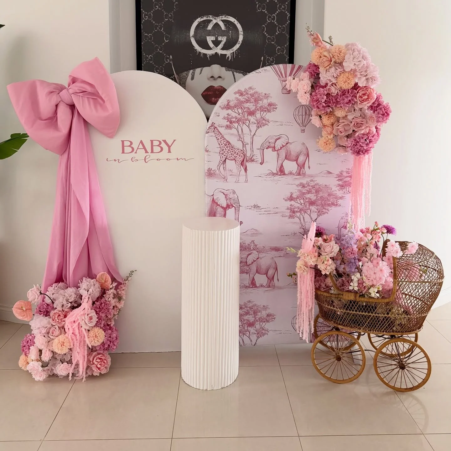 Baby in Bloom 🌸✨
Introducing our brand-new printed art backdrop, now available to hire!
This gorgeous blush design is perfect for baby showers, gender reveals, and all things sweet and elegant.

We also have this style available in blue 💙
Book now 