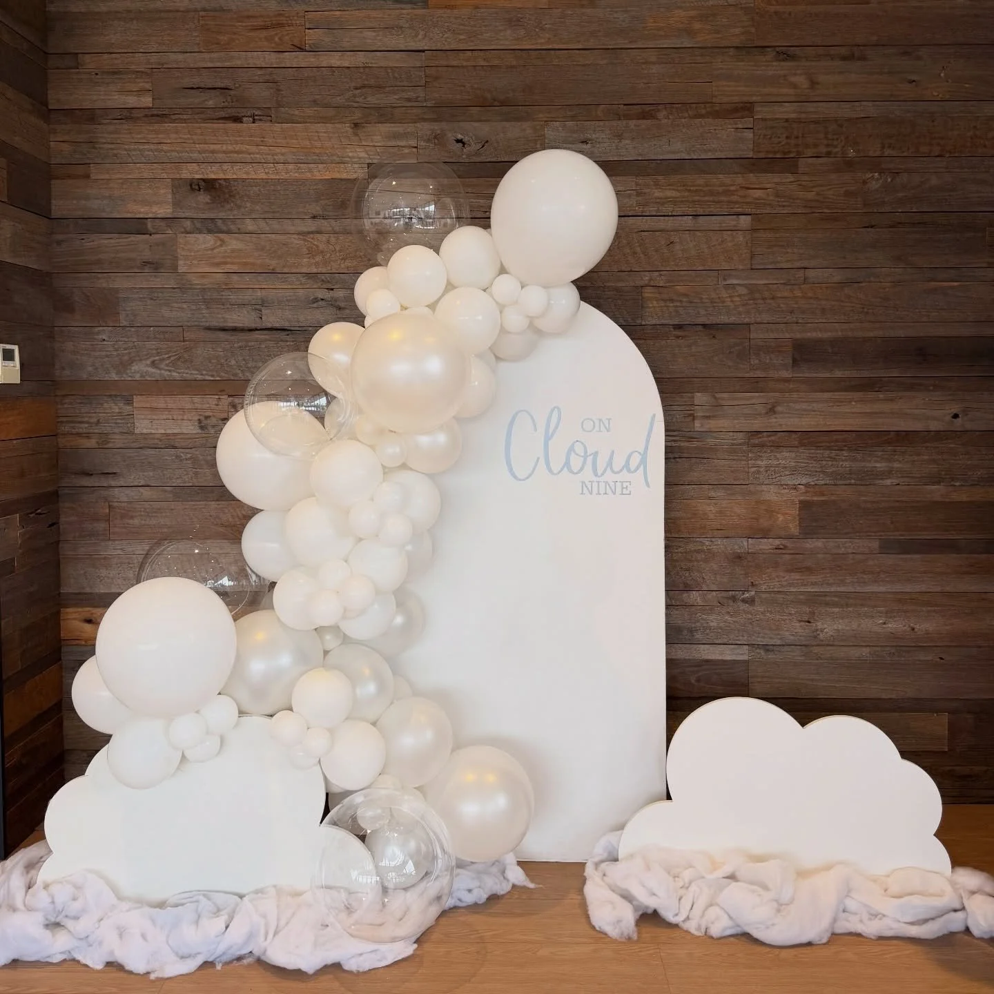 ☁️✨ On Cloud Nine ✨☁️

Soft whites, dreamy balloons and cloud details came together to create the sweetest celebration setup. Perfect for baby shower.🤍

Custom signage, balloon garlands and themed styling available to match your vision.

📩 Book now