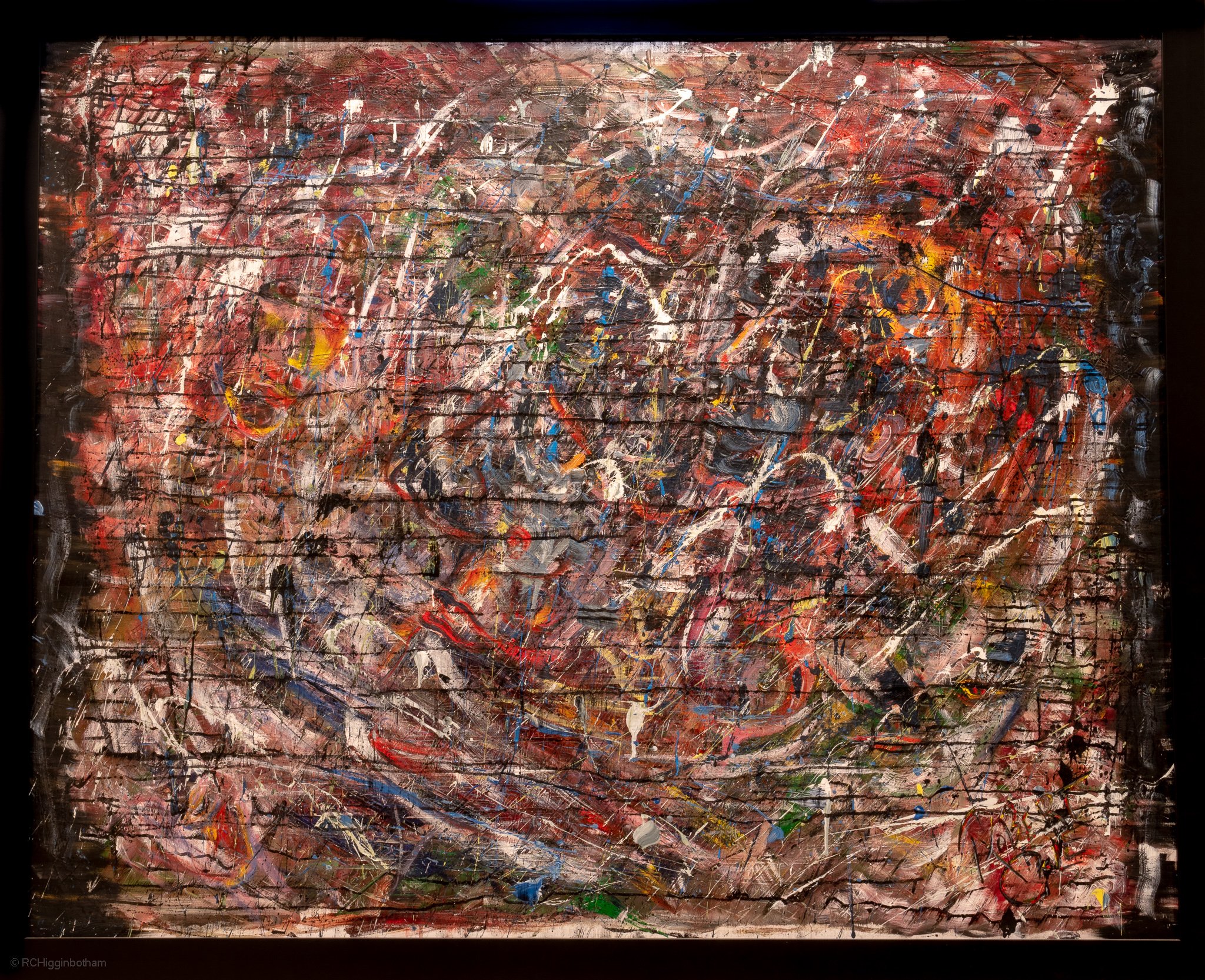 In Flames/Fire Woman - 2015, Oil on canvas - 60 x 48 in.