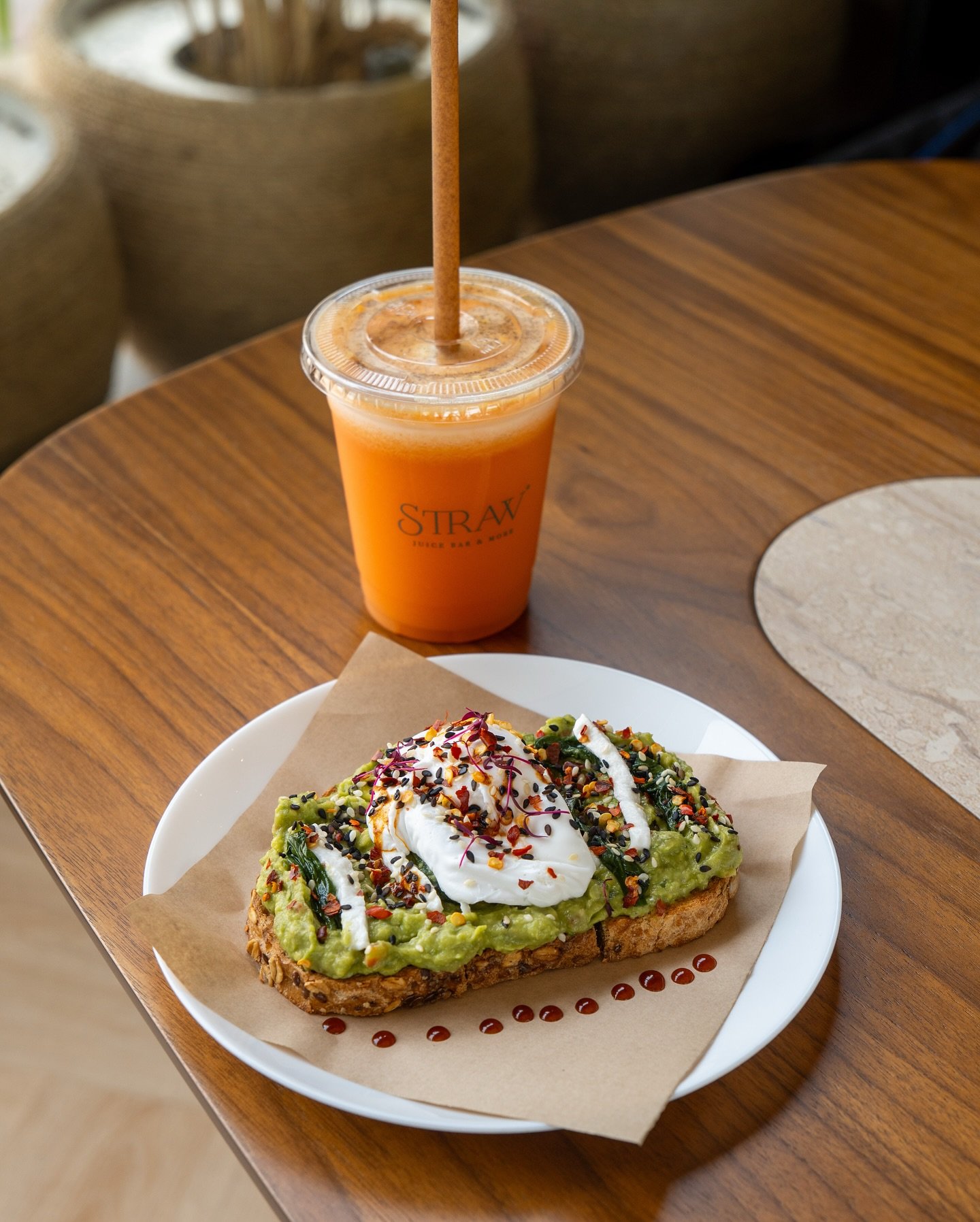 ابدأ يومك بأسلوب سترو ☀️
Start your day with STRAW ☀️
Where flavor meets wellness in every bite 🥑🧡
#StrawEats #HealthyDelicious #MorningFuel #سترو