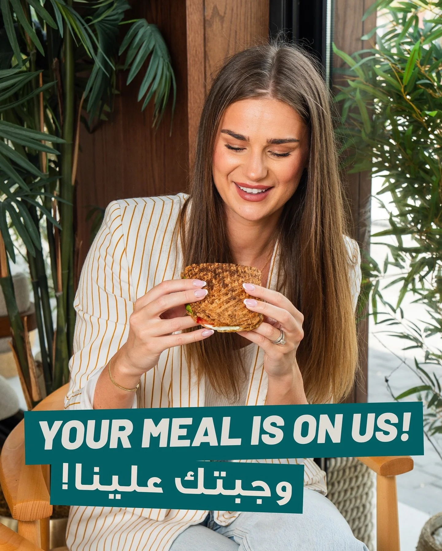 ✨ مسابقة سترو ✨
فرصتك تفوز بوجبة مجانية لذيذة من سترو 😍🍔🥤
🔸 الجائزة: أي ساندوتش تختاره + مشروب مجاني
🔸 شروط المشاركة:
1️⃣ منشن 3 من أصحابك بالتعليقات 👥
2️⃣ يمكنك المشاركة بعدد غير محدود من التعليقات
✨ STRAW free meal ✨
Your chance to win a FR