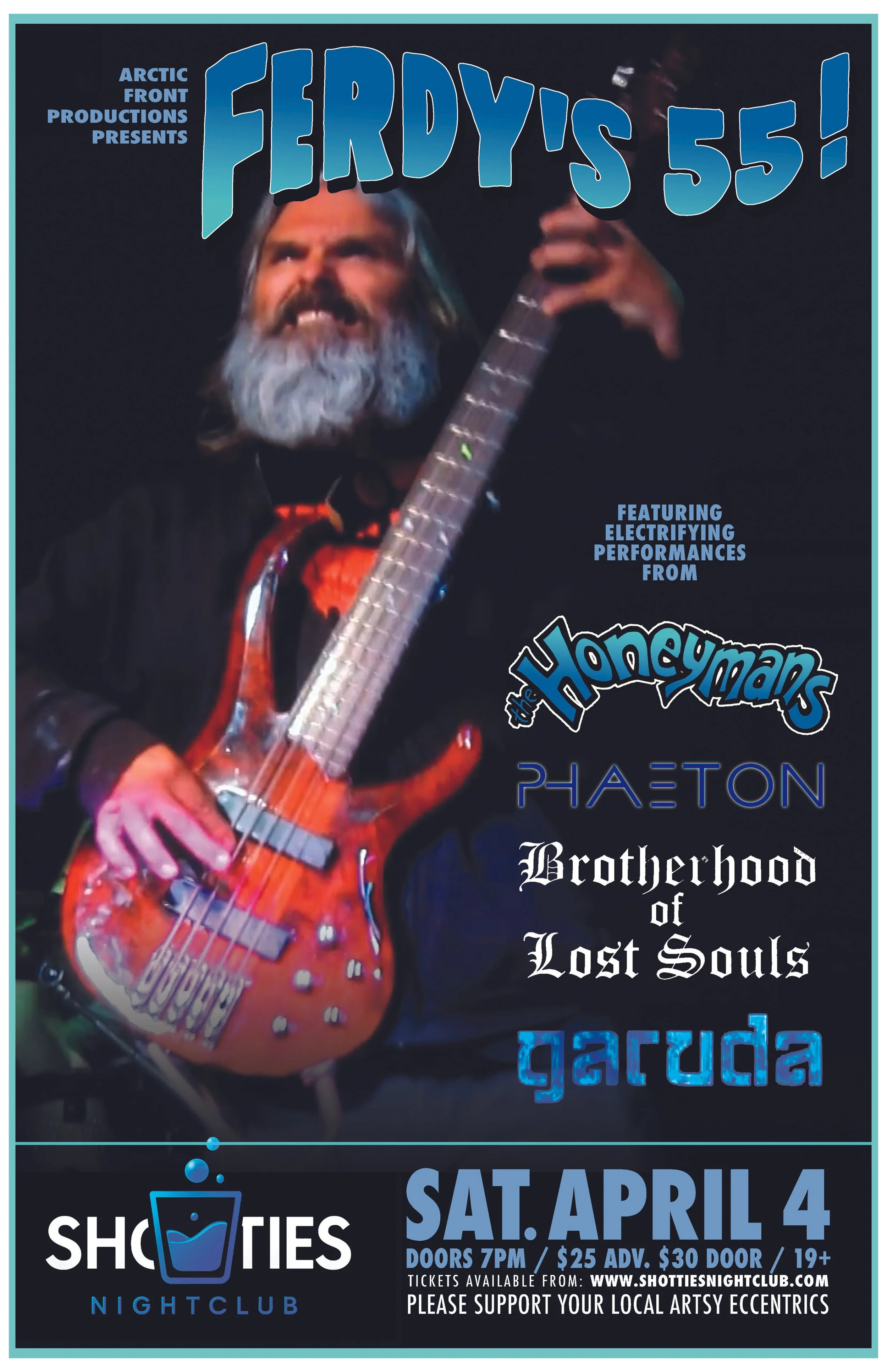 FERDYS 55TH LEGENDARY ROCK BIRTHDAY BASH