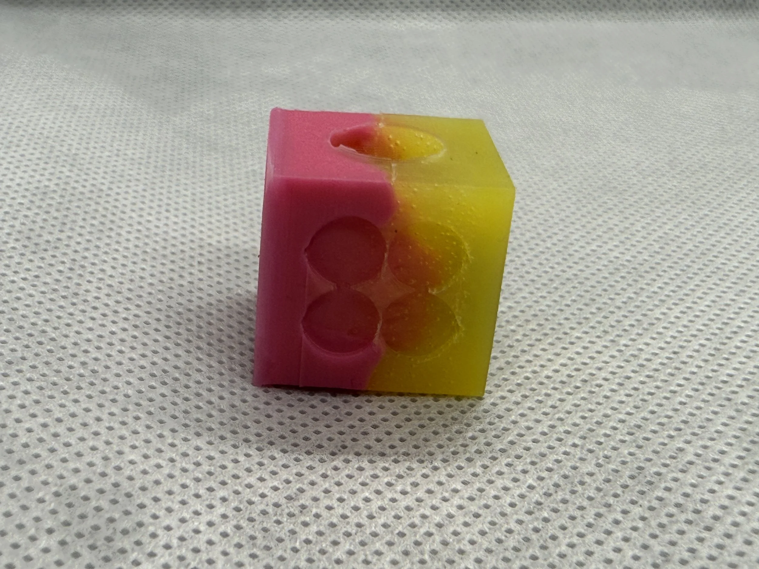Dark Pink & Yellow