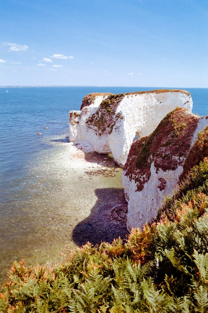 old harry rocks Dorset, canon a-1 Kodak Gold 35mm film