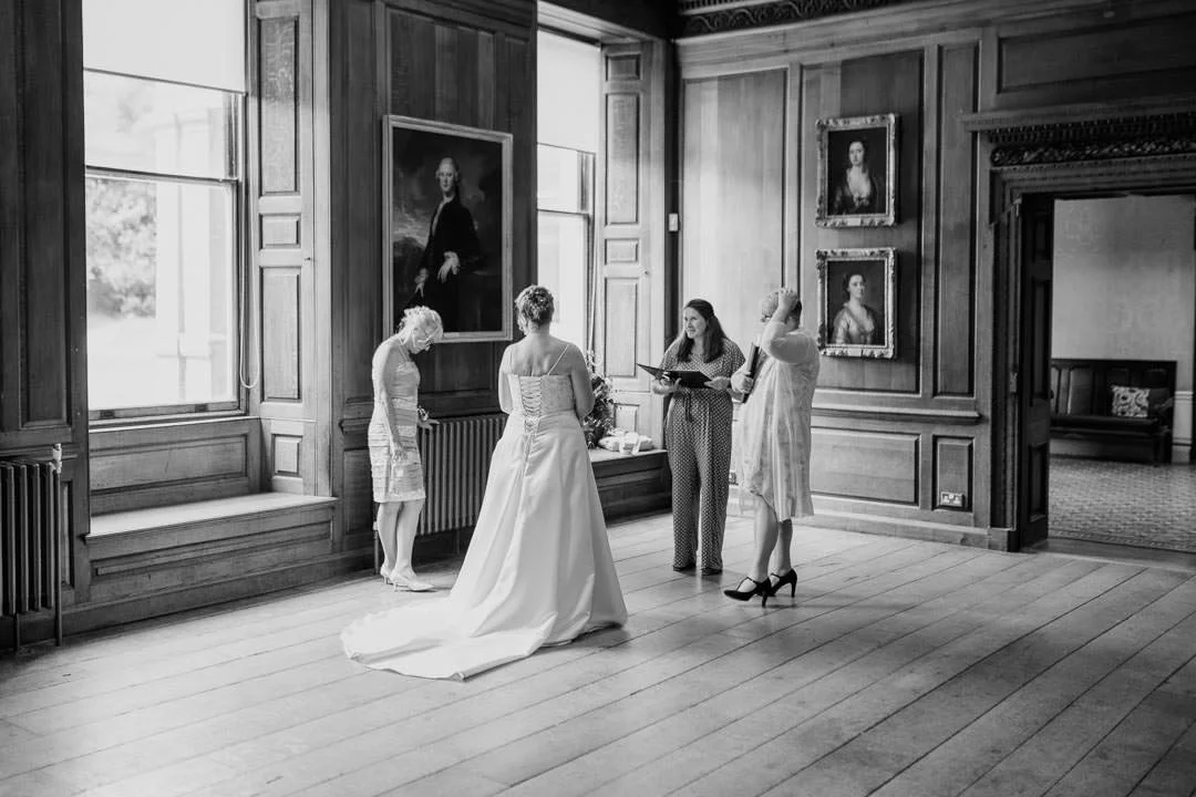 large hall with oil paintings, Hestercombe House taunton