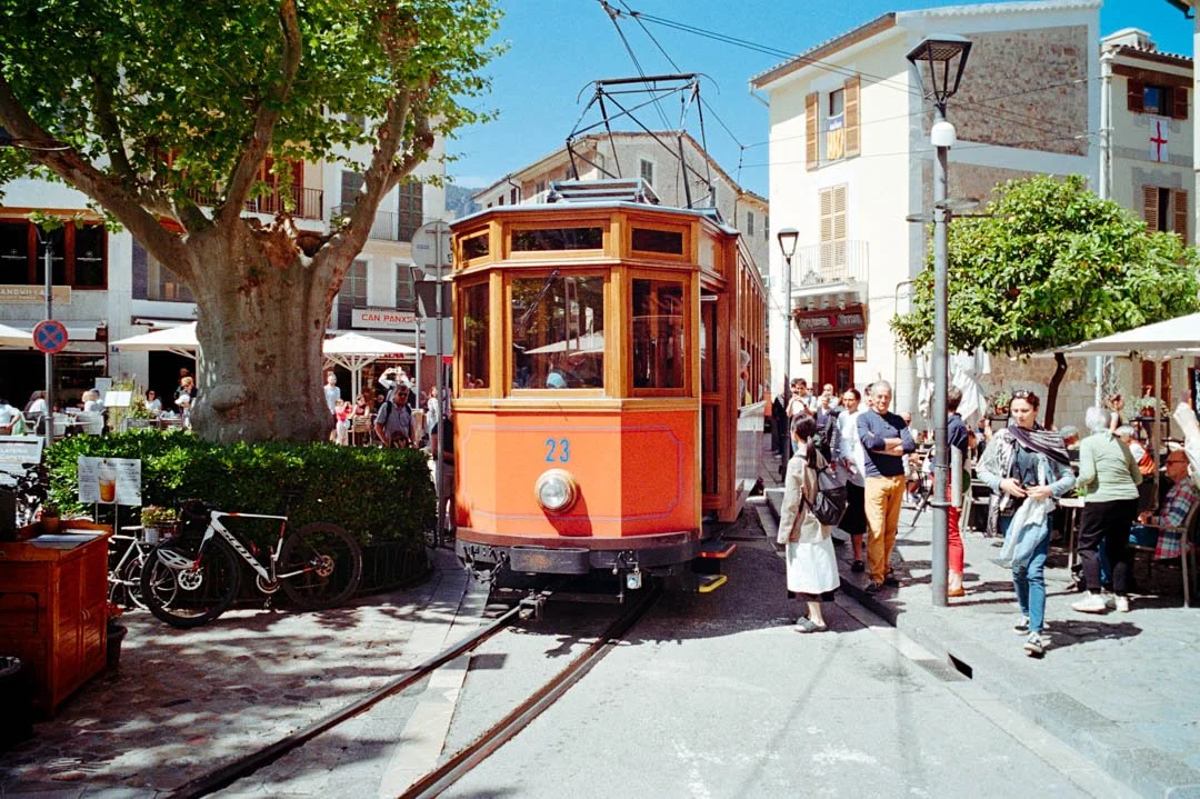 Soller town trams Majorca