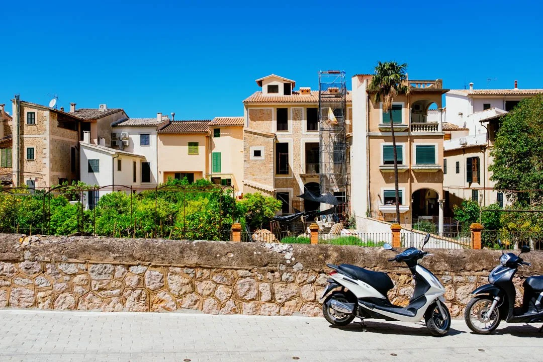 old buildings in Sóller majorca