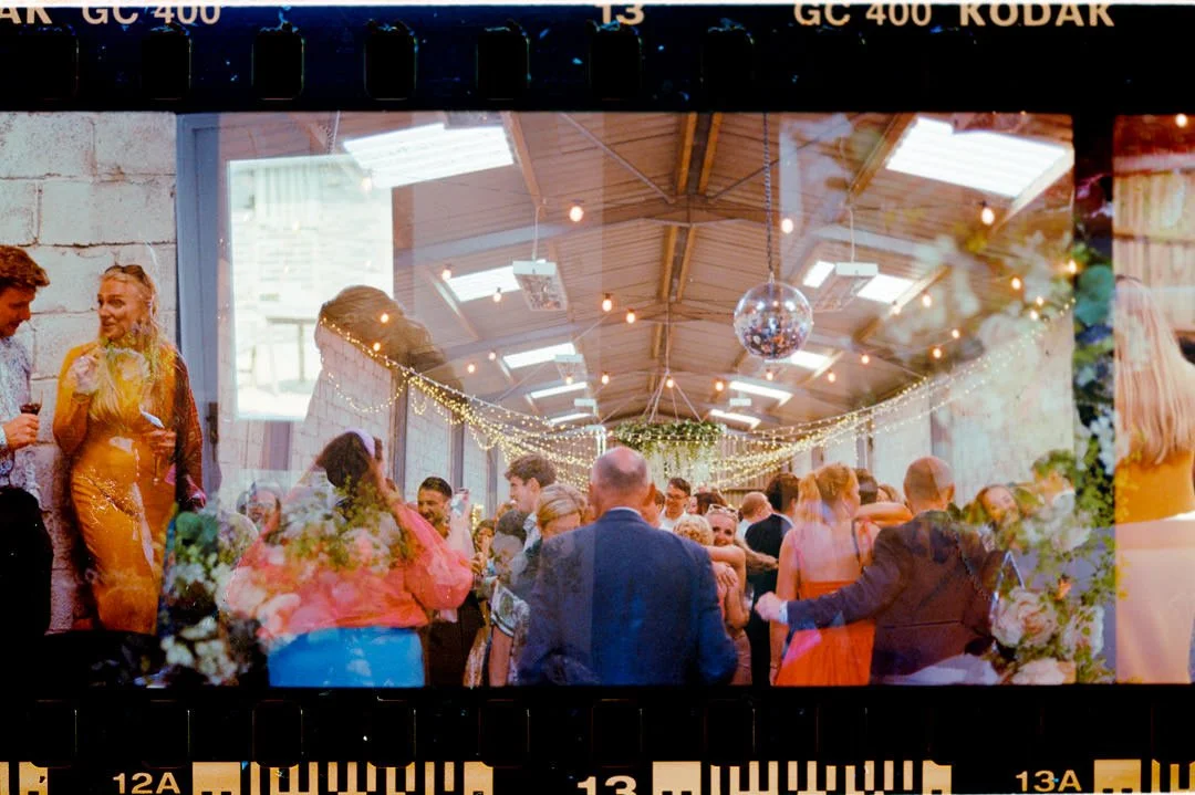 double exposure wedding photography 35mm film