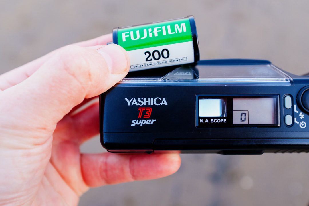 Yashica T3 super film camera