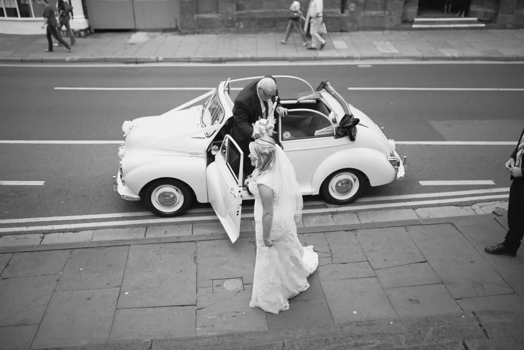 taunton register office wedding car