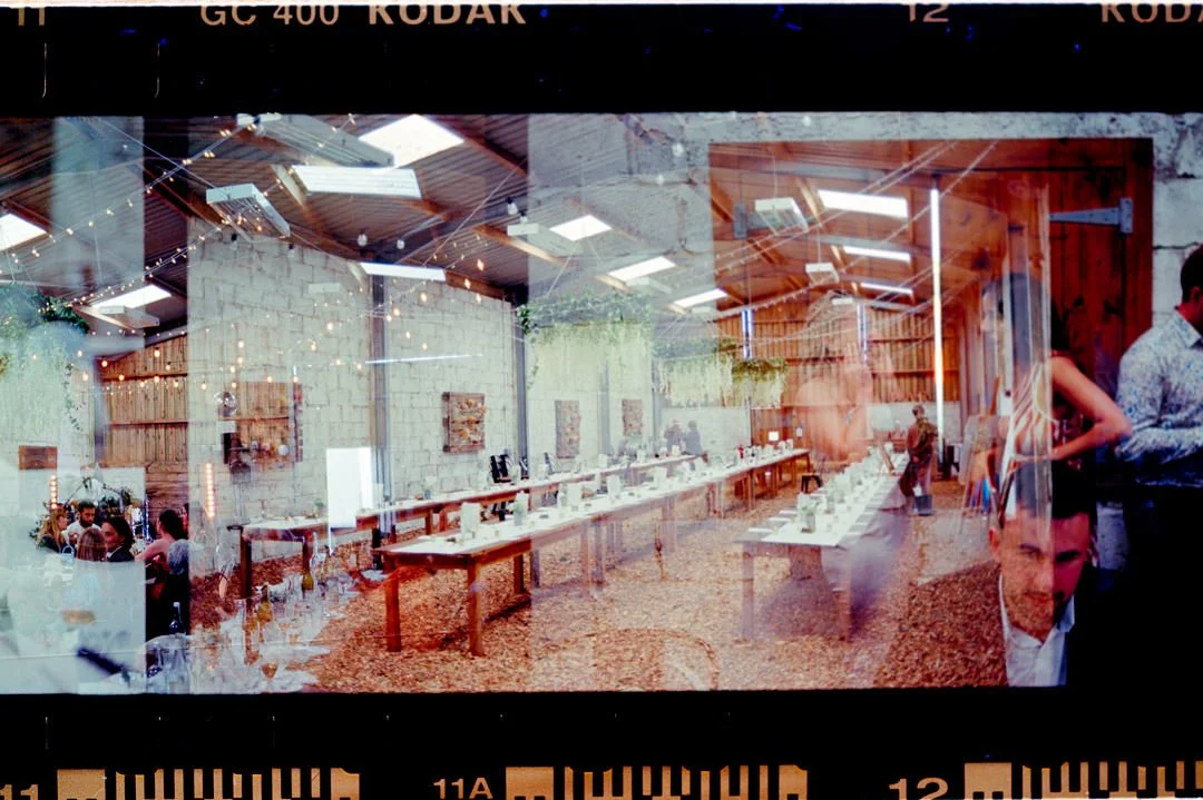double exposure wedding photography Kodak ULTRAMAX film