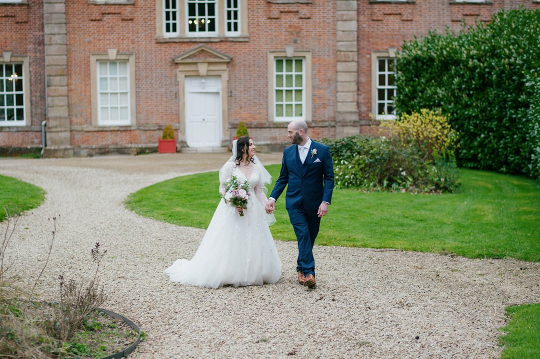 bride and groom crowcombe court wedding