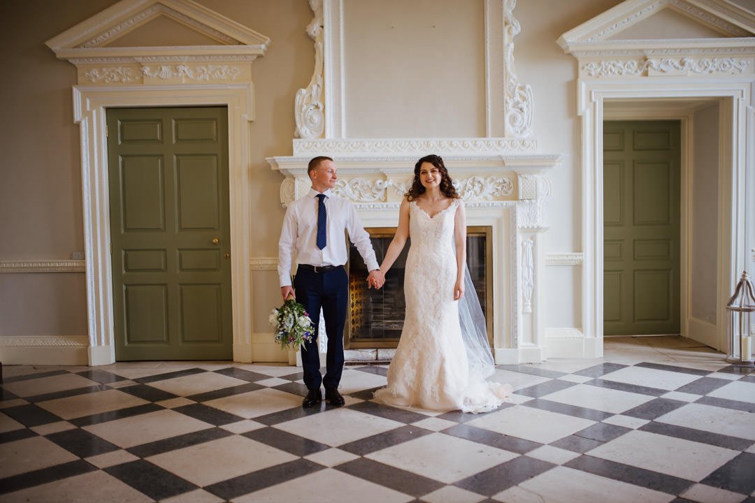 crowcombe court wedding venue marble hall