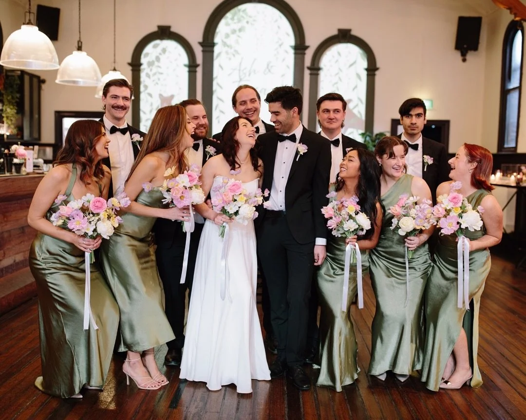 Tessa &amp; Ash and their dream team at Welcome to Brunswick &hearts;️ the best vibes with the best people!