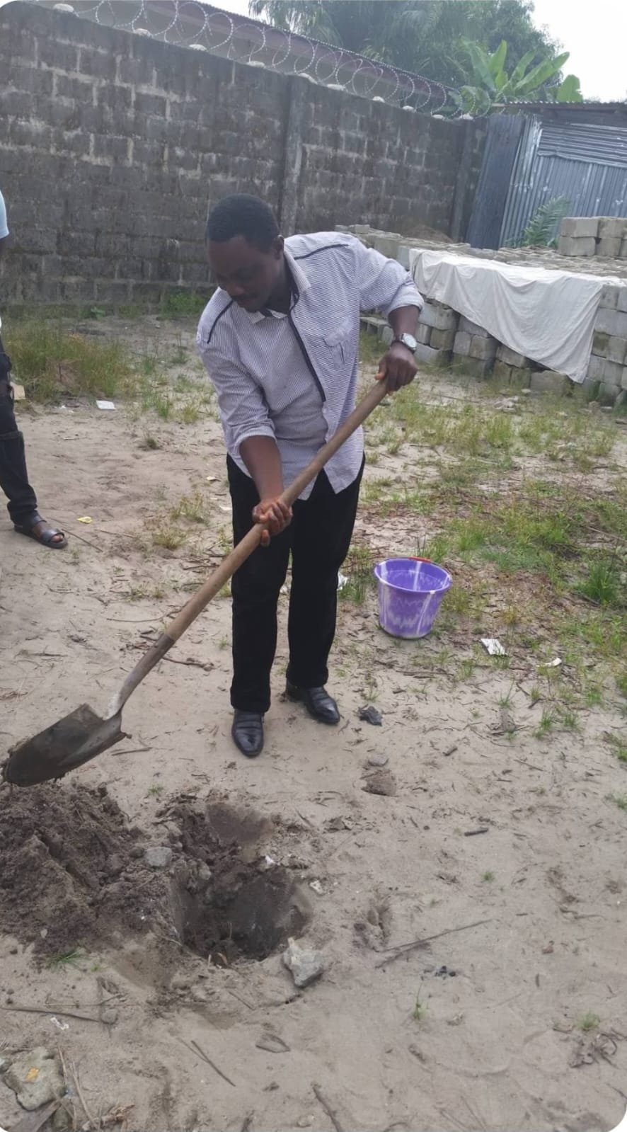 GROUNDBREAKING OF THE CHURCH