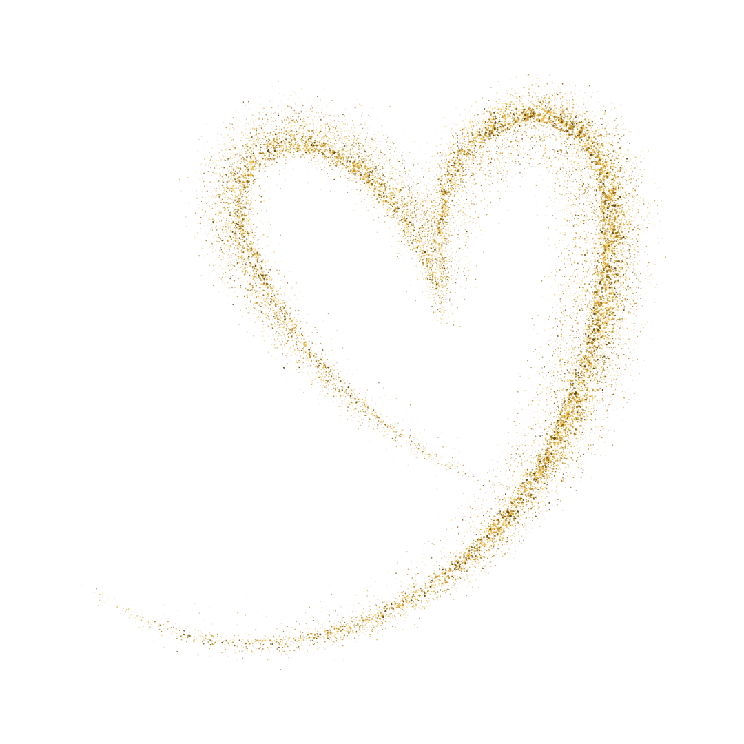 Goldenes Herzsymbol als Dekoration – steht für Liebe, Achtsamkeit, innere Kraft und Verbundenheit im Seelenkraft Raum Allgäu.