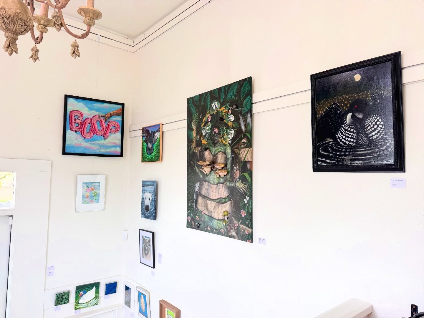 Happy to announce the @ridgefieldmercantile foyer is now filled with @rosejubbart pieces ready to find funky new homes. You may have also seen her work in the @ridgefieldartgallery just two blocks down from the mercantile! Here you&rsquo;ll see a few