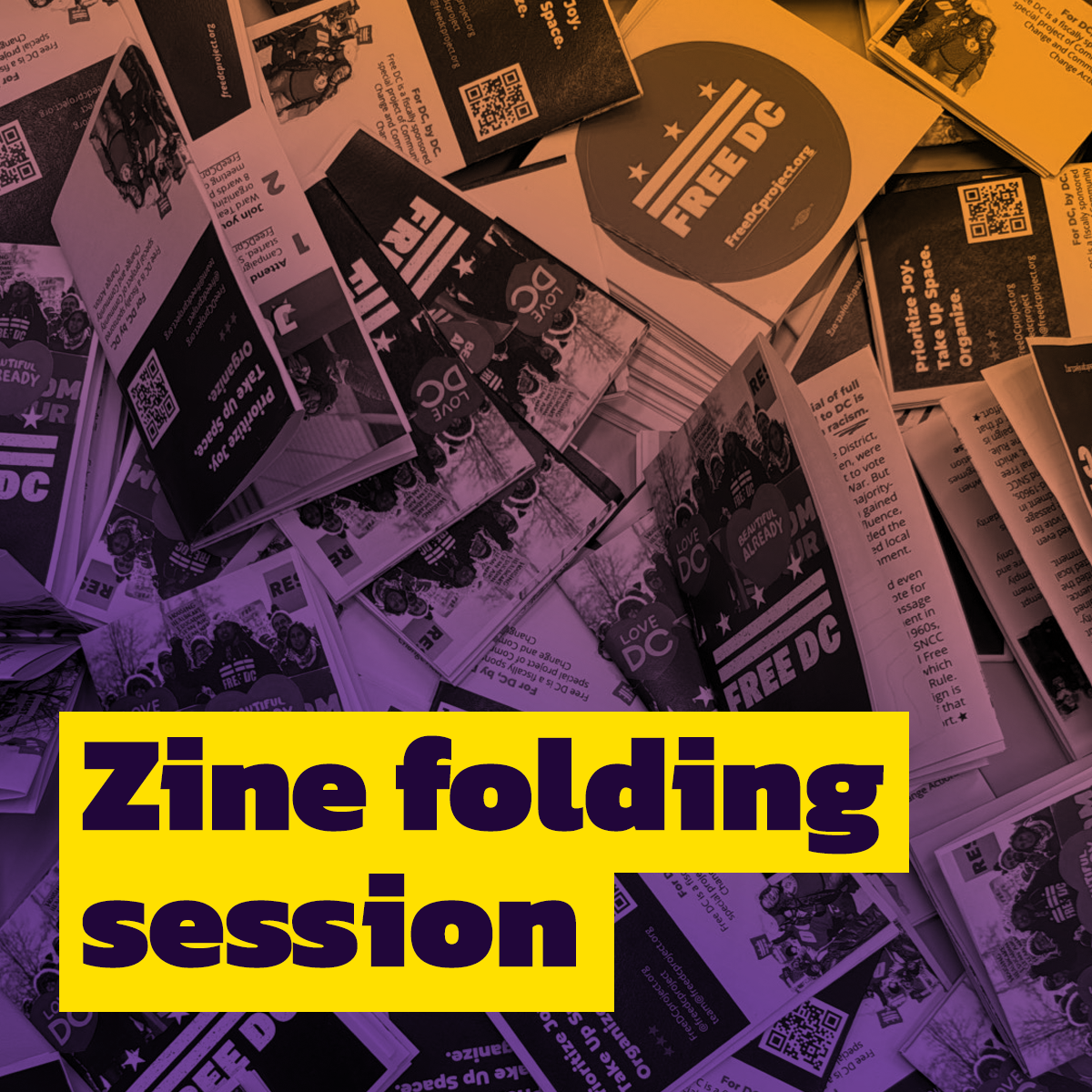 Zine Folding Social