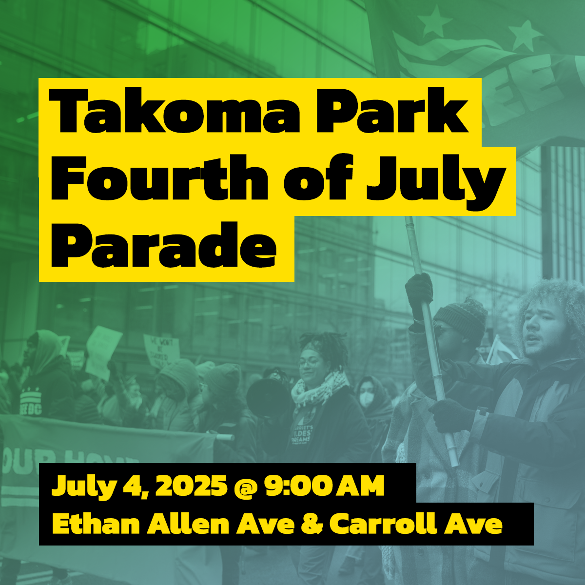 Takoma Park 4th of July Parade with the Ward 4 Team