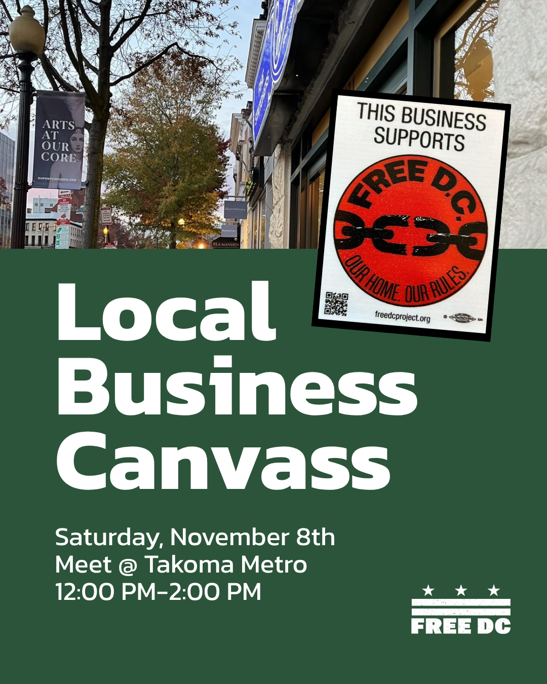 Local Business Canvass: Takoma