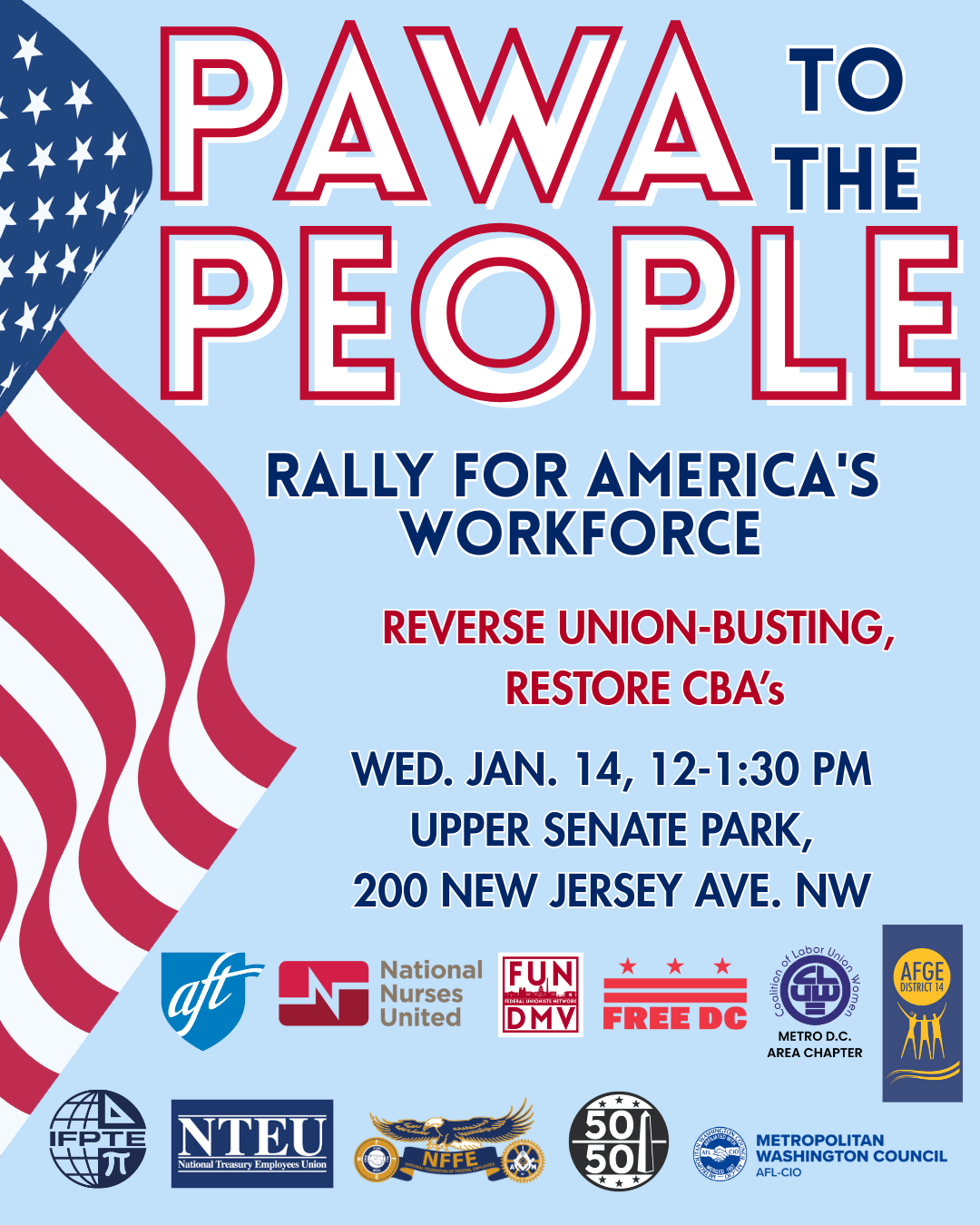 Rally for America's Workforce: PAWA to the People